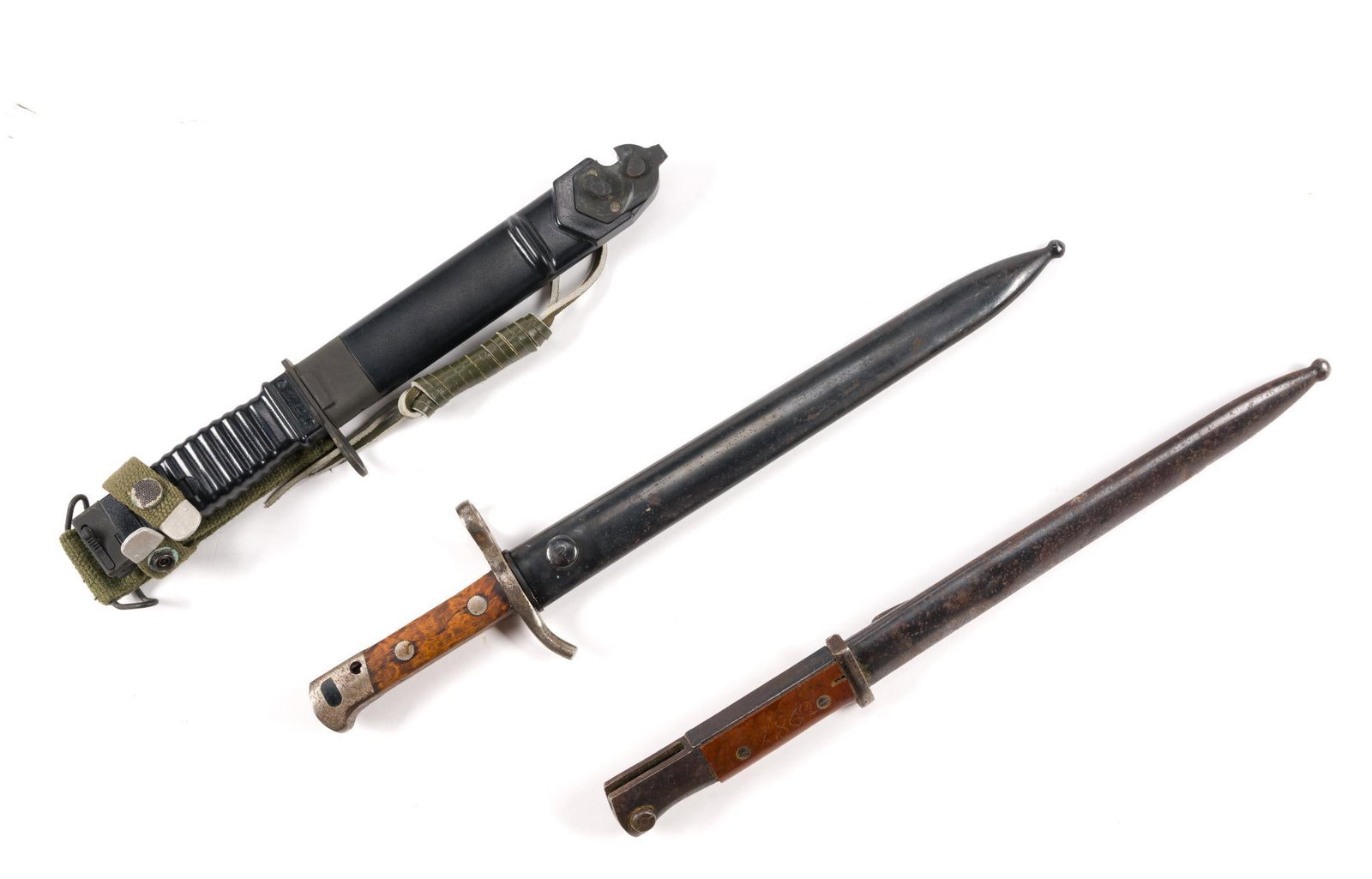 3 European Bayonets With Scabbards (1 of 10)