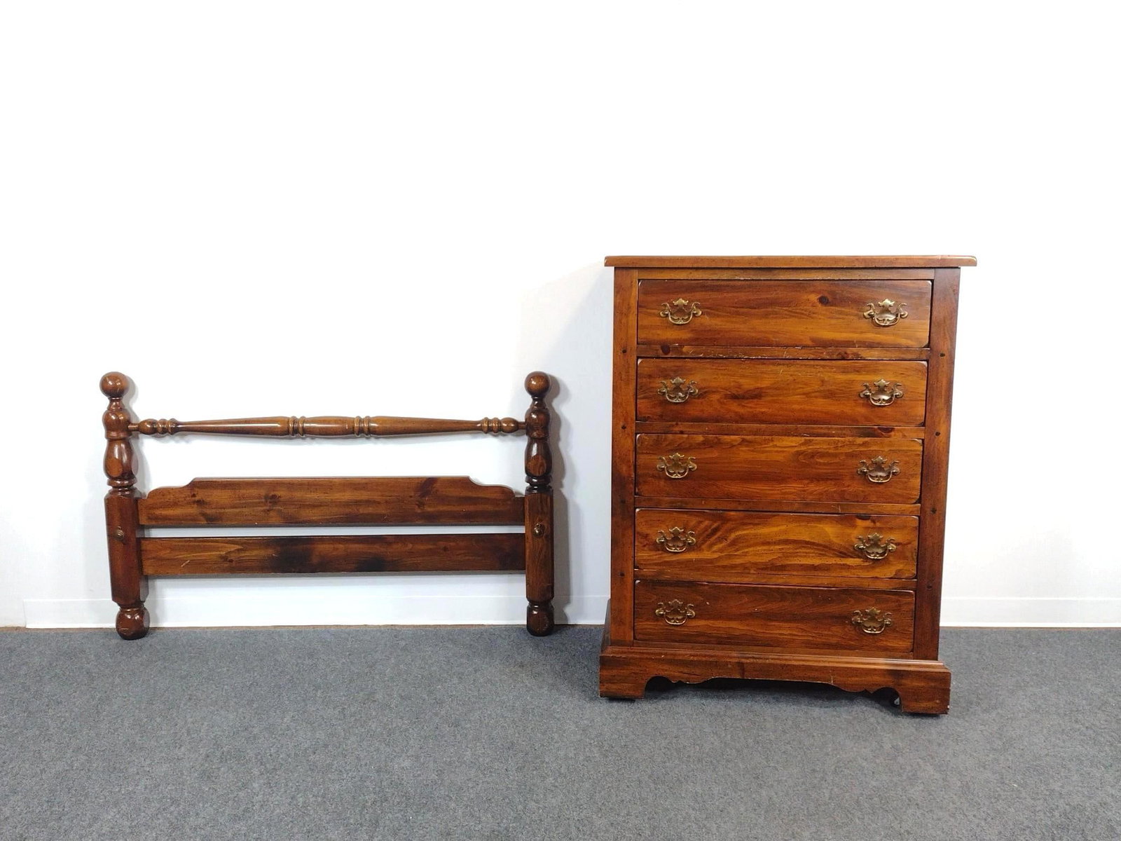 Open Hearth By Sears Headboard And Tall Chest (1 of 5)