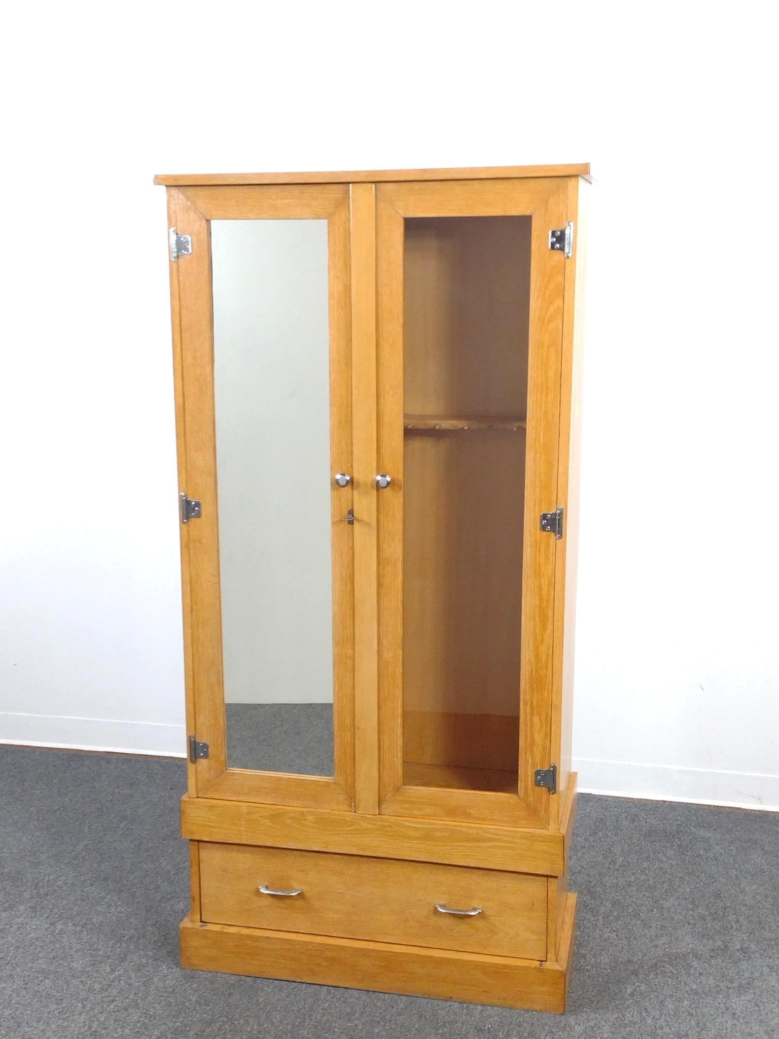 Gun Cabinet: 32" wide X 13" deep X 65" high. 