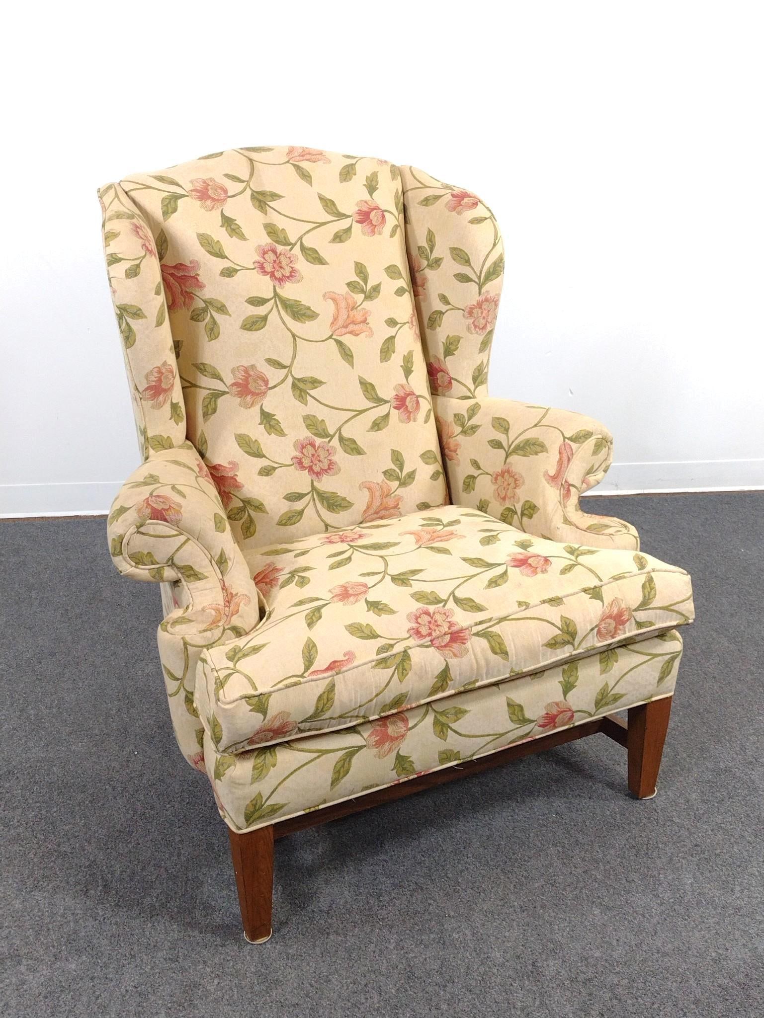 Broyhill Wing Back Chair (1 of 8)