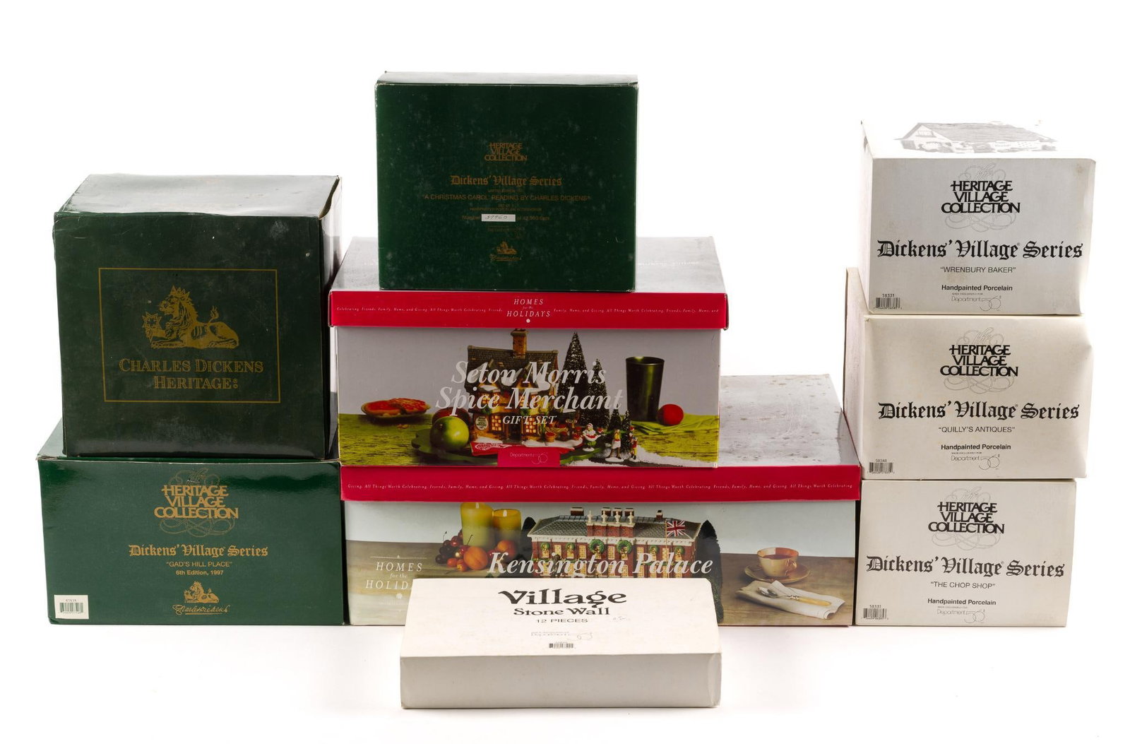 9 Dept 56 Heritage Village Collection Incl. Dickens Village (1 of 4)