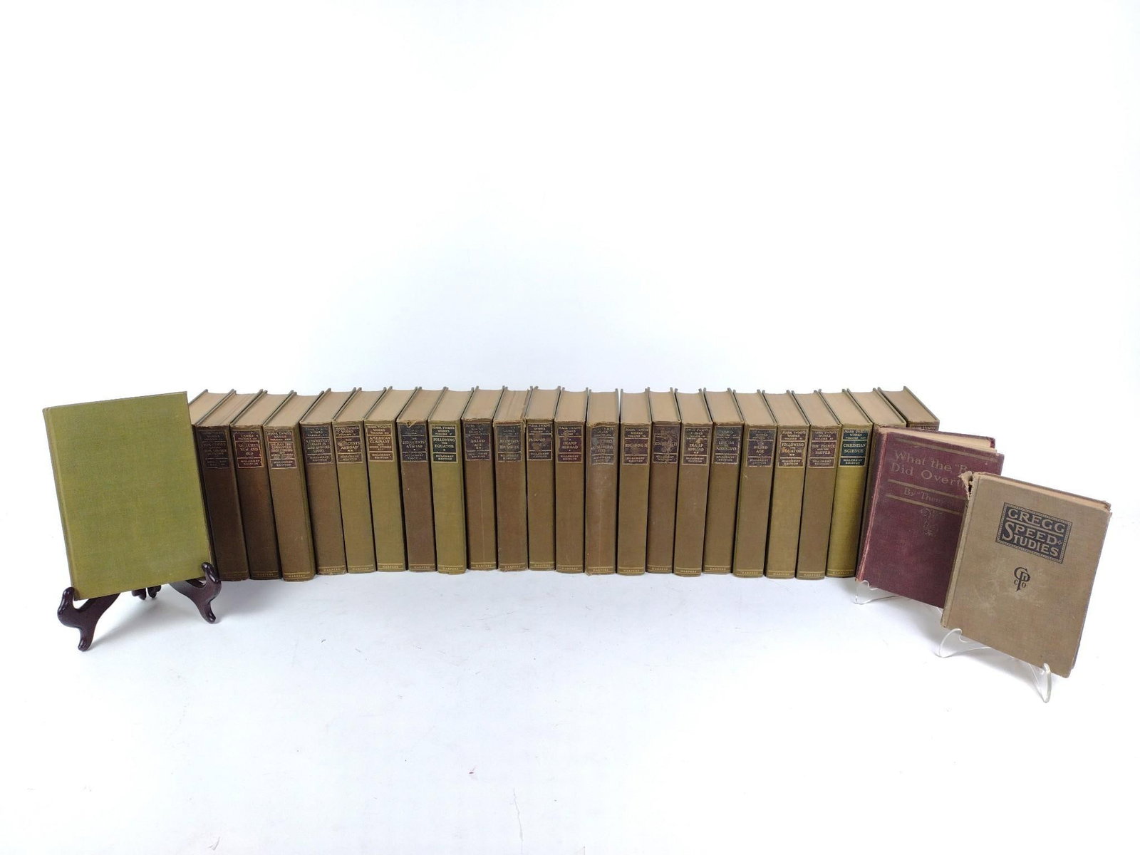 25 Vol. Mark Twains Works Hillcrest Edition incl. Tramp Abroad (1 of 9)