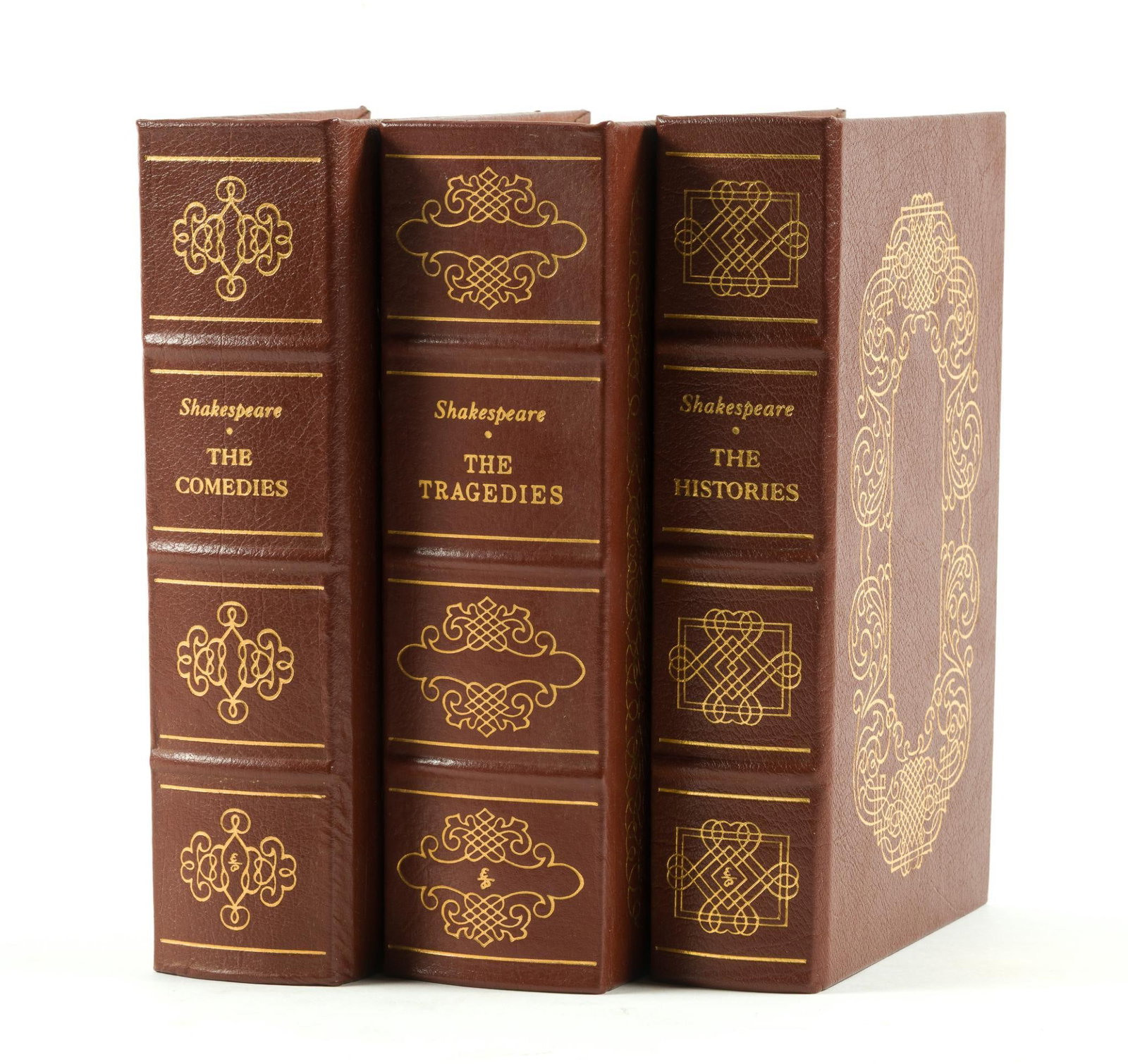 3 Leatherbound Vol. Easton Press William Shakespeare Books (1 of 4)