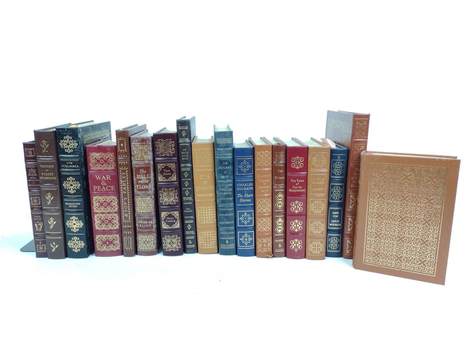 18 Leatherbound Vol. of Easton Press Books incl. The Descent of Man (1 of 6)