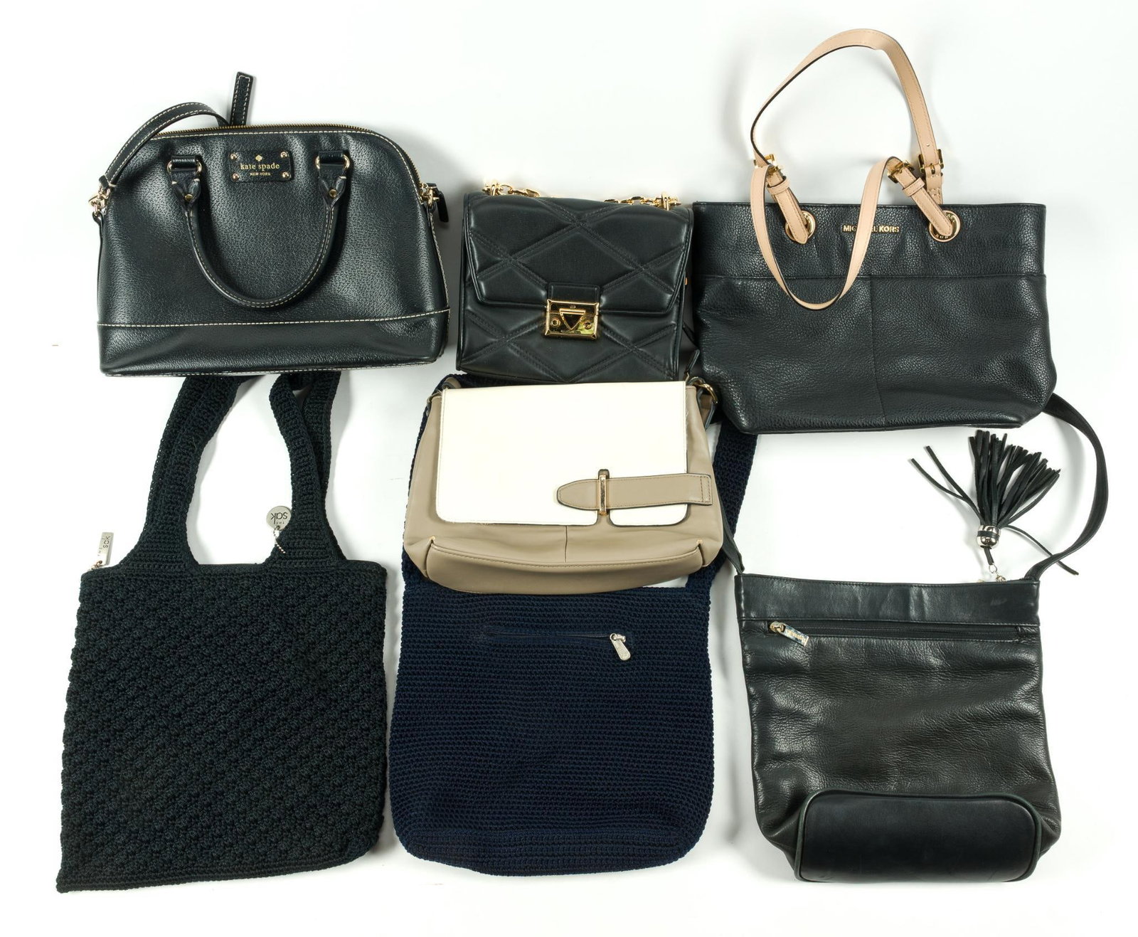 7 Handbags And Shoulder Bags Incl. Michael Kors & Tignanello (1 of 9)
