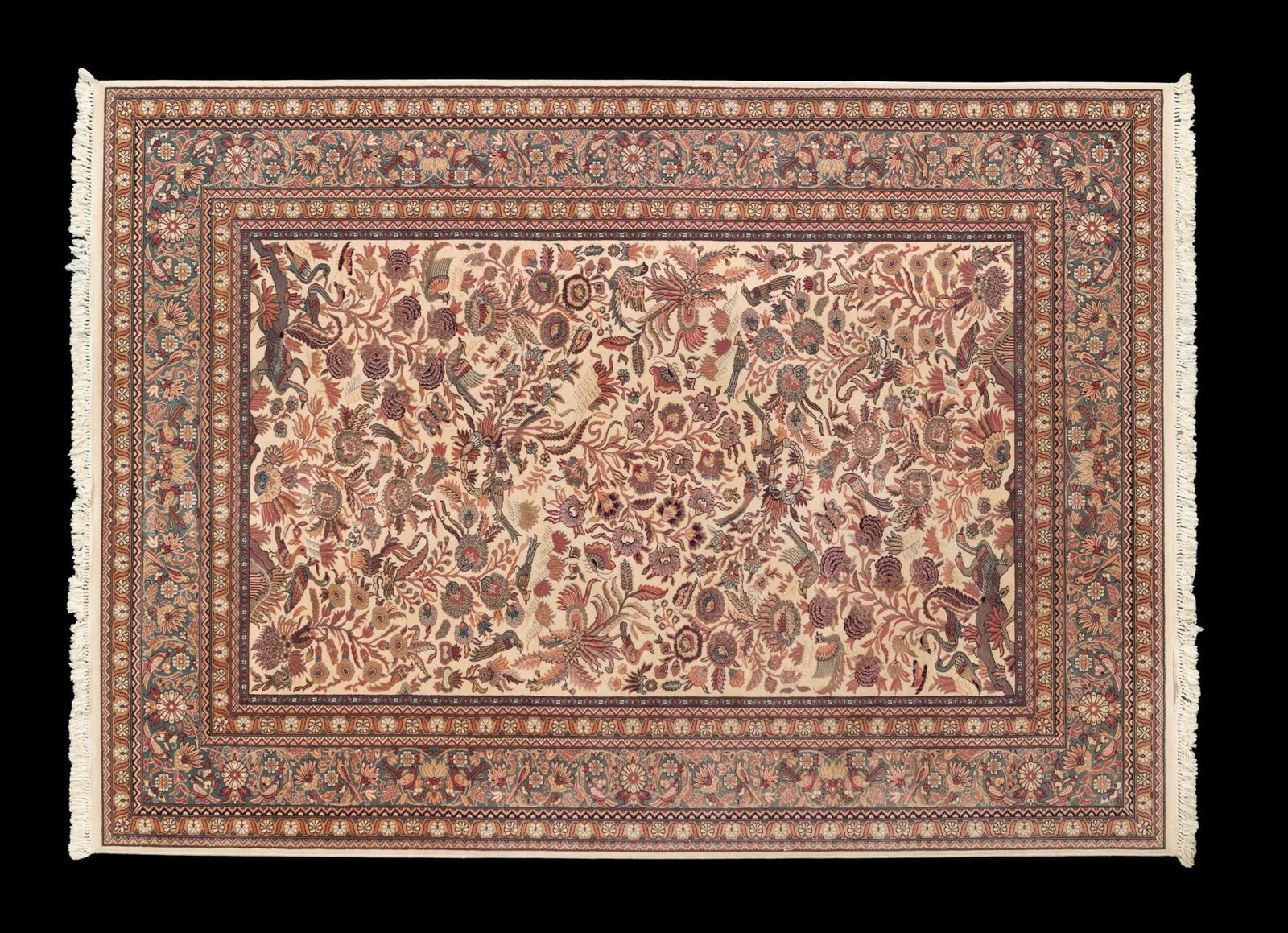 Gem Couristan Room Size Rug: 11'9" long X 8'2" wide. 