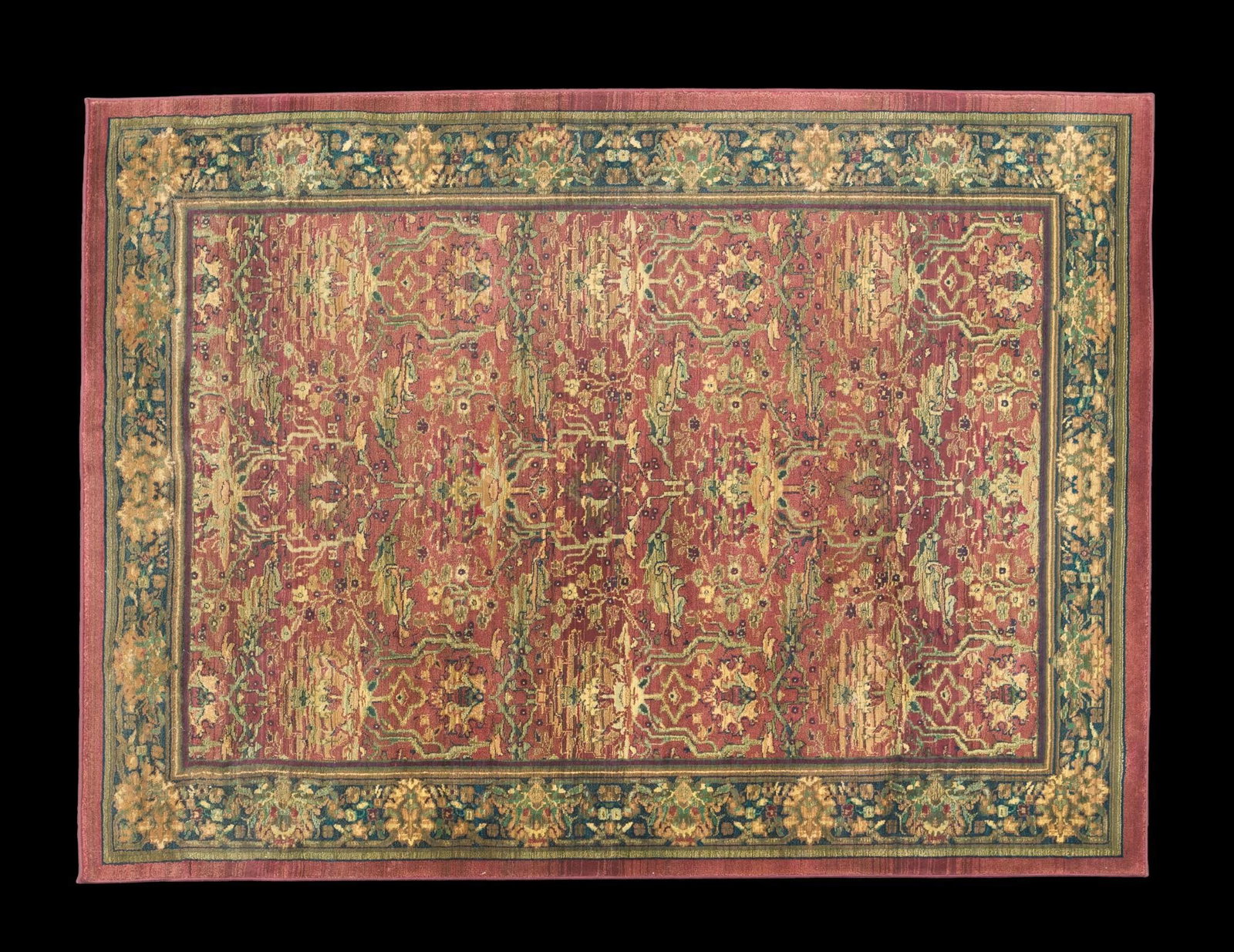 Sphinx Kharma Room Size Rug: 9'6" long X 6'7" wide.