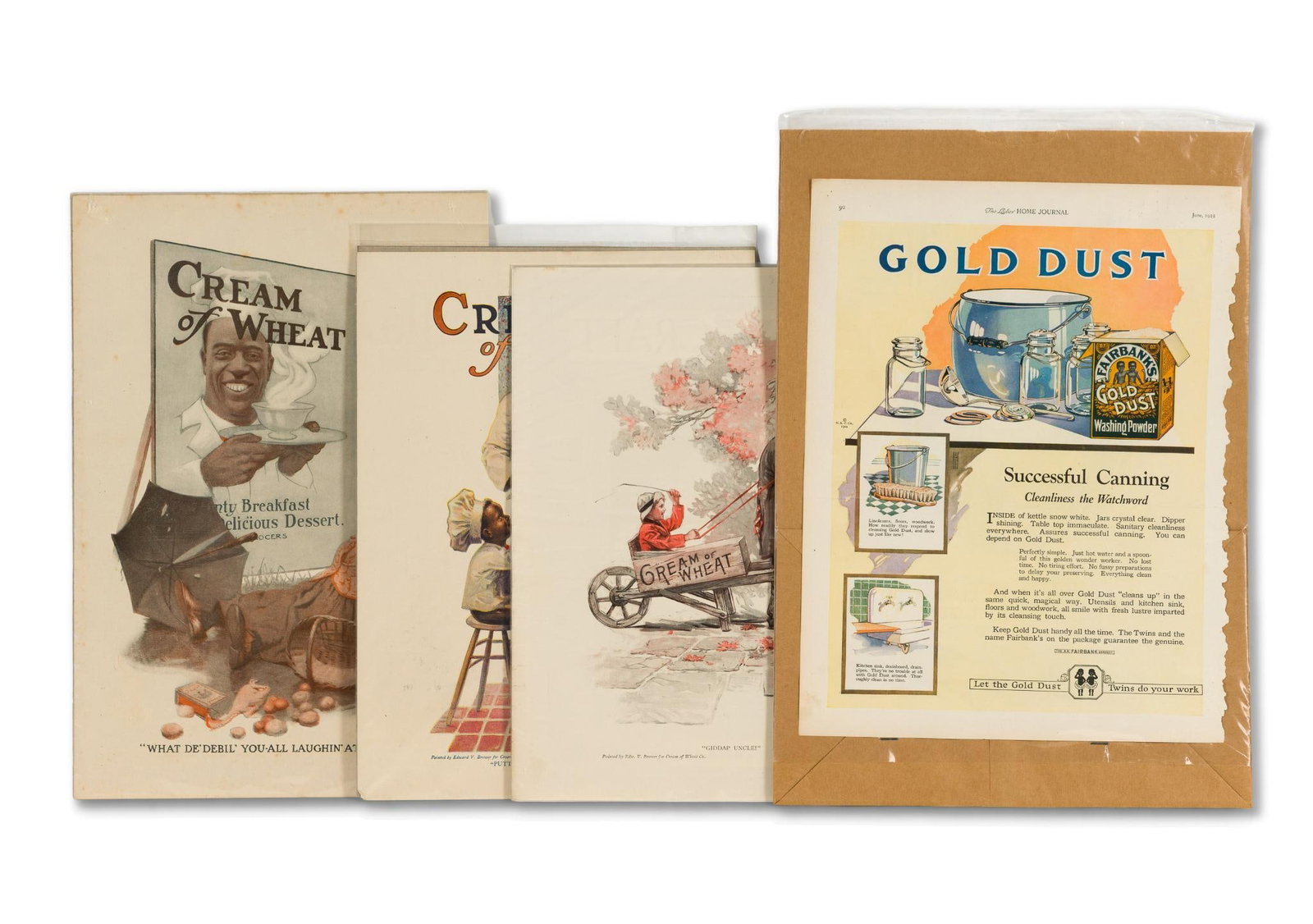 4 Vintage Advertisements Incl. Cream of Wheat (1 of 3)