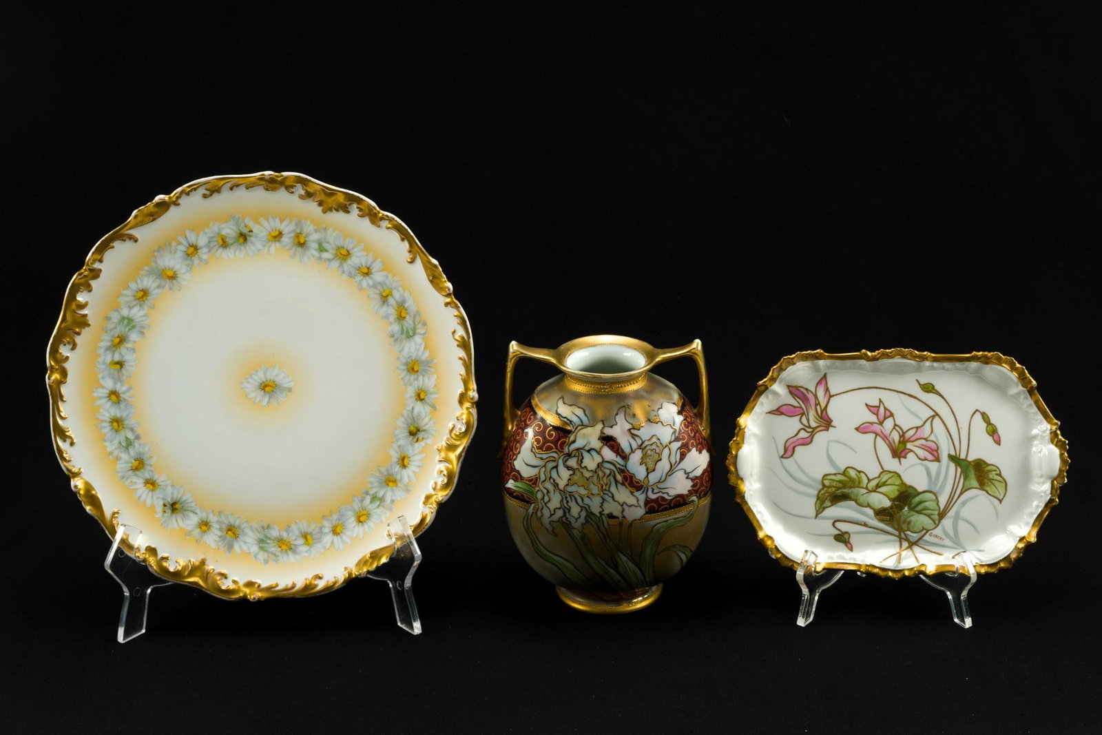 3 Porcelain Objects Incl. Limoges (1 of 9)