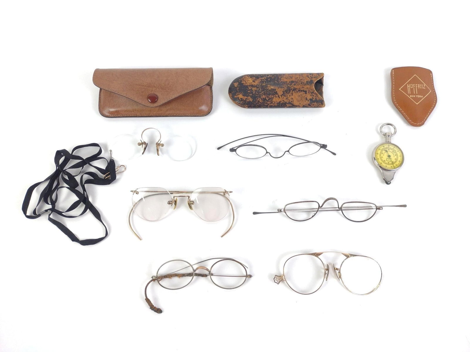 Antique Eyewear Incl. Hoffritz Opisometer Compass (1 of 5)