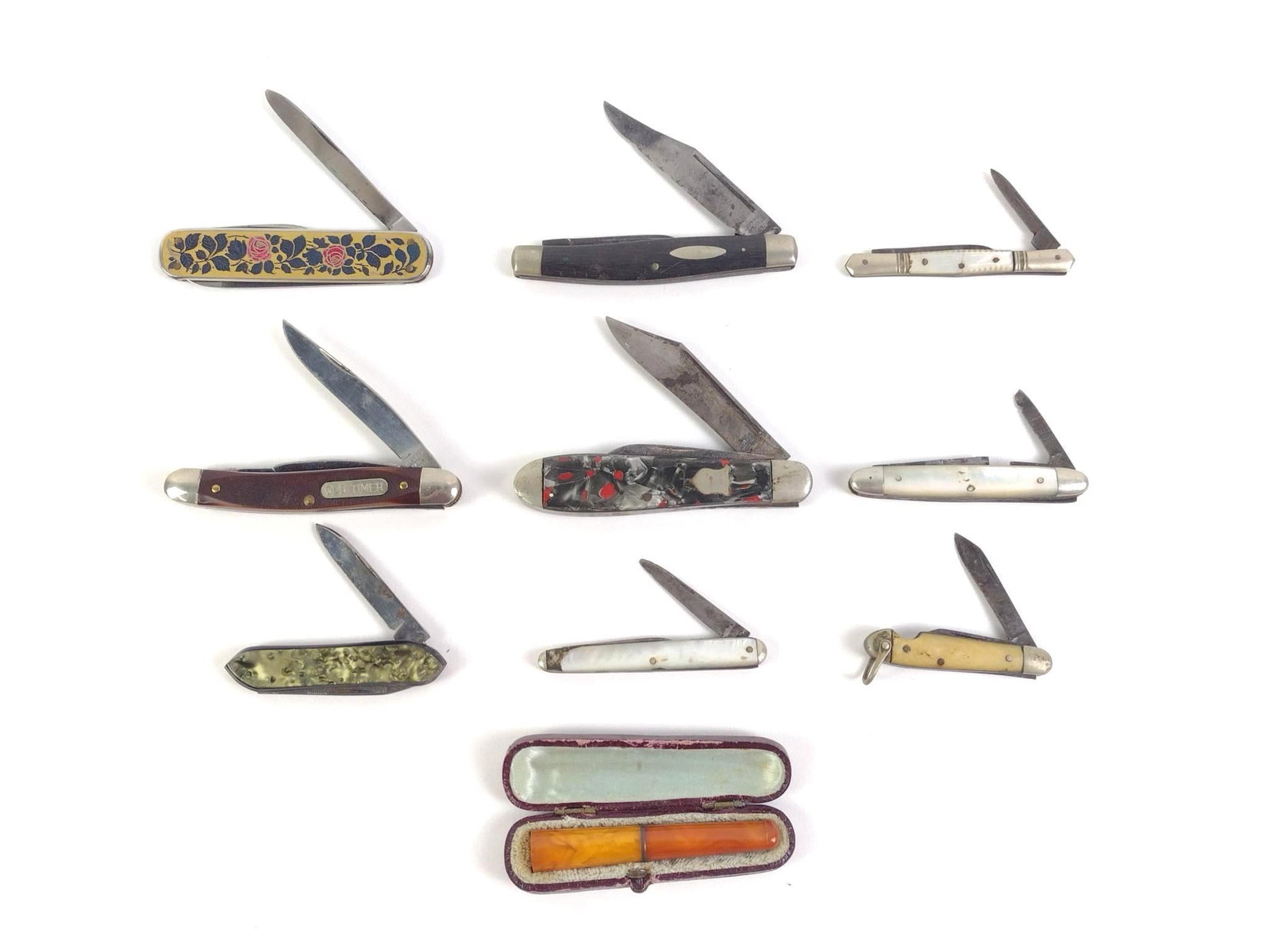 10 Pocket Knives Incl. Schrade Old Timer (1 of 6)