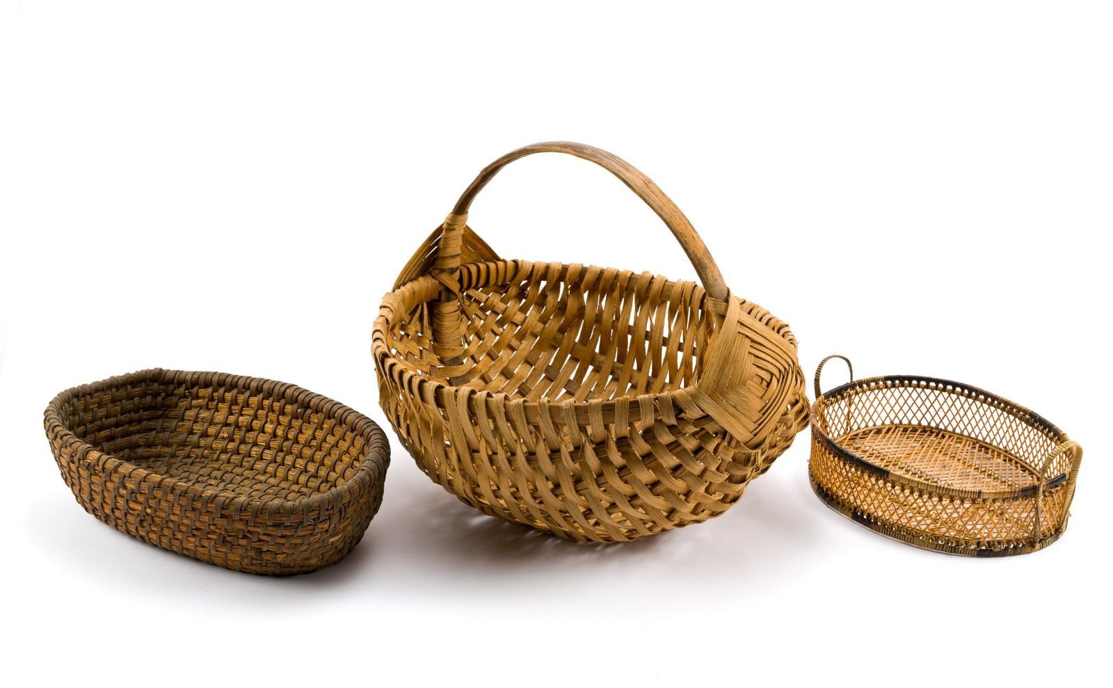 3 Antique Baskets (1 of 10)