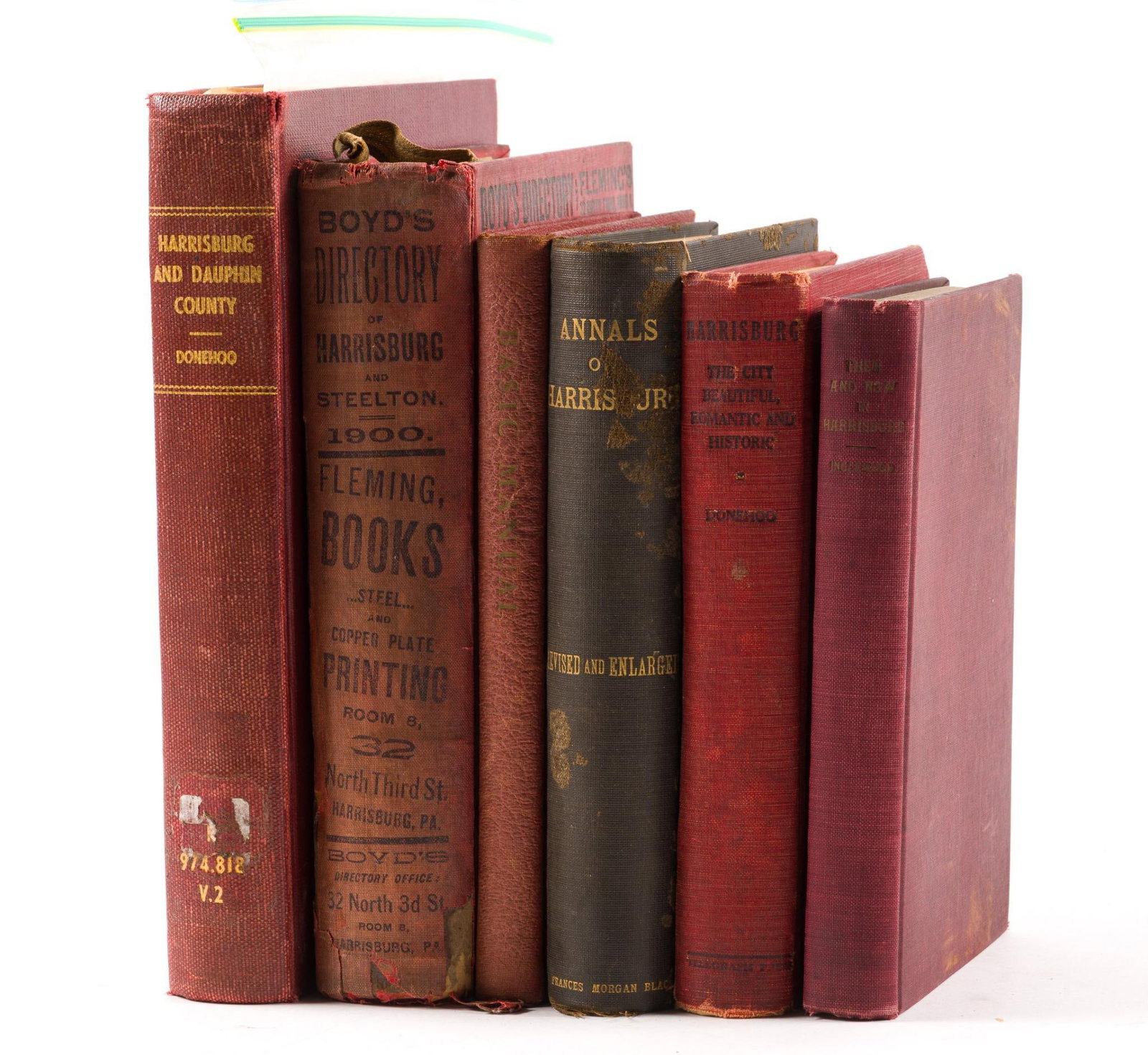 6 Antique Books About Harrisburg, Pennsylvania (1 of 9)