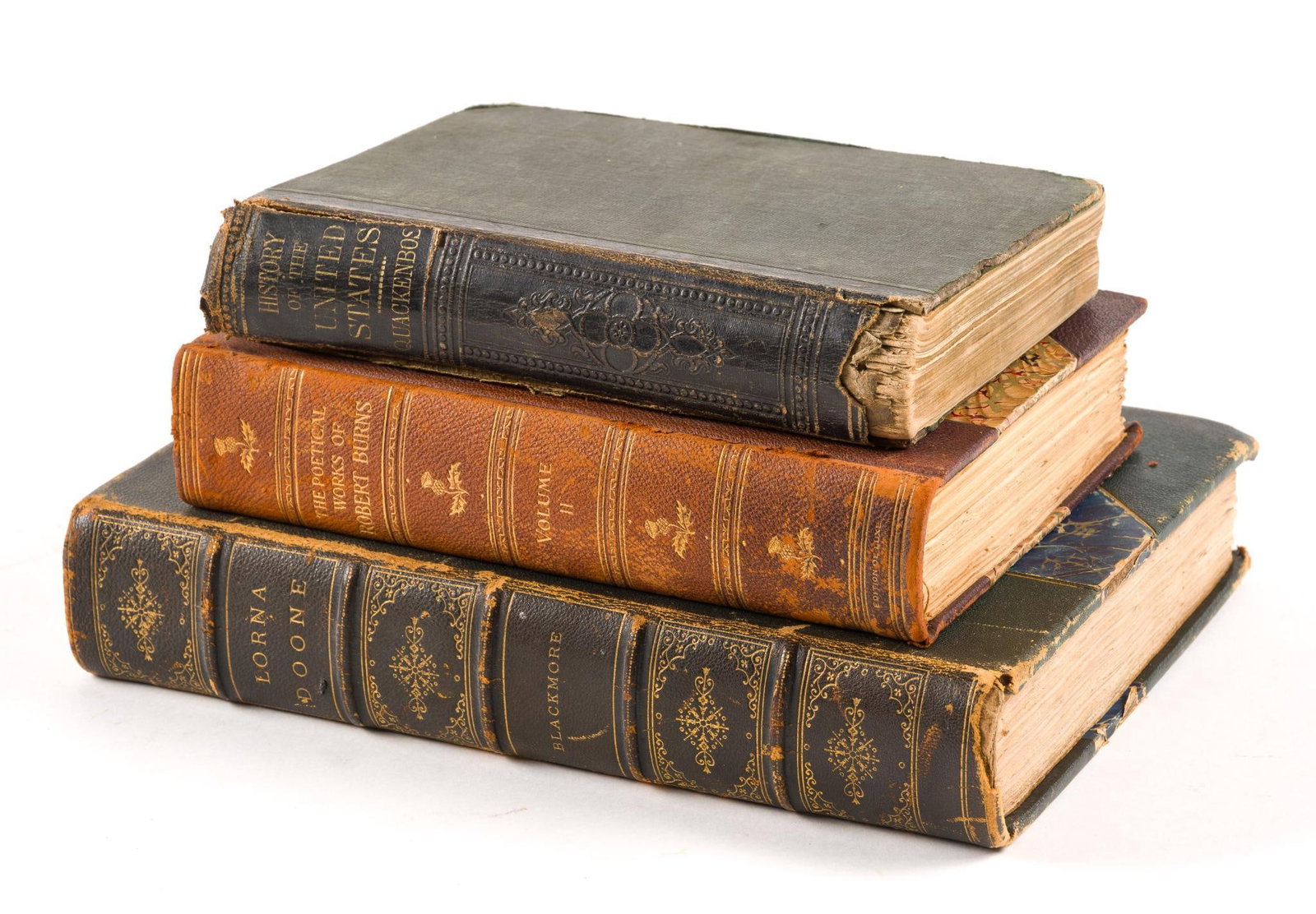 3 Antique Books Incl. Lorna Doone (1 of 4)