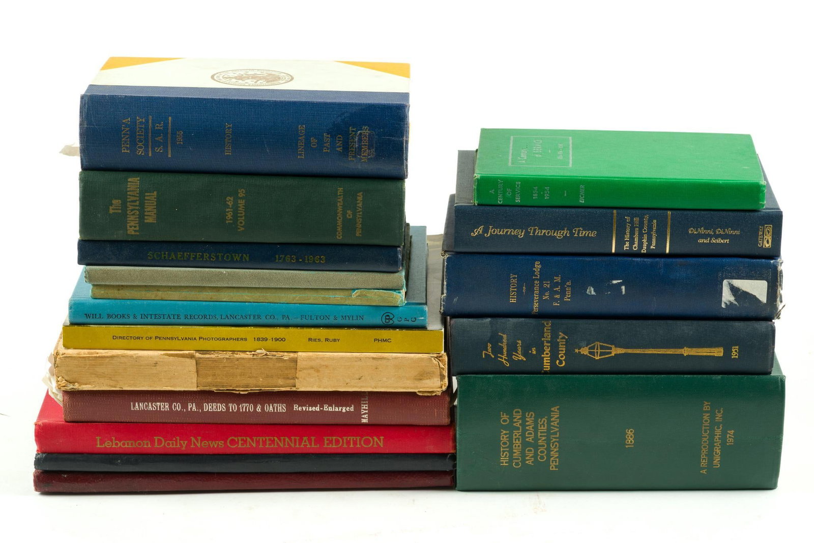 17 Reproduction Genealogy & Pennsylvania Counties Informational Books (1 of 3)