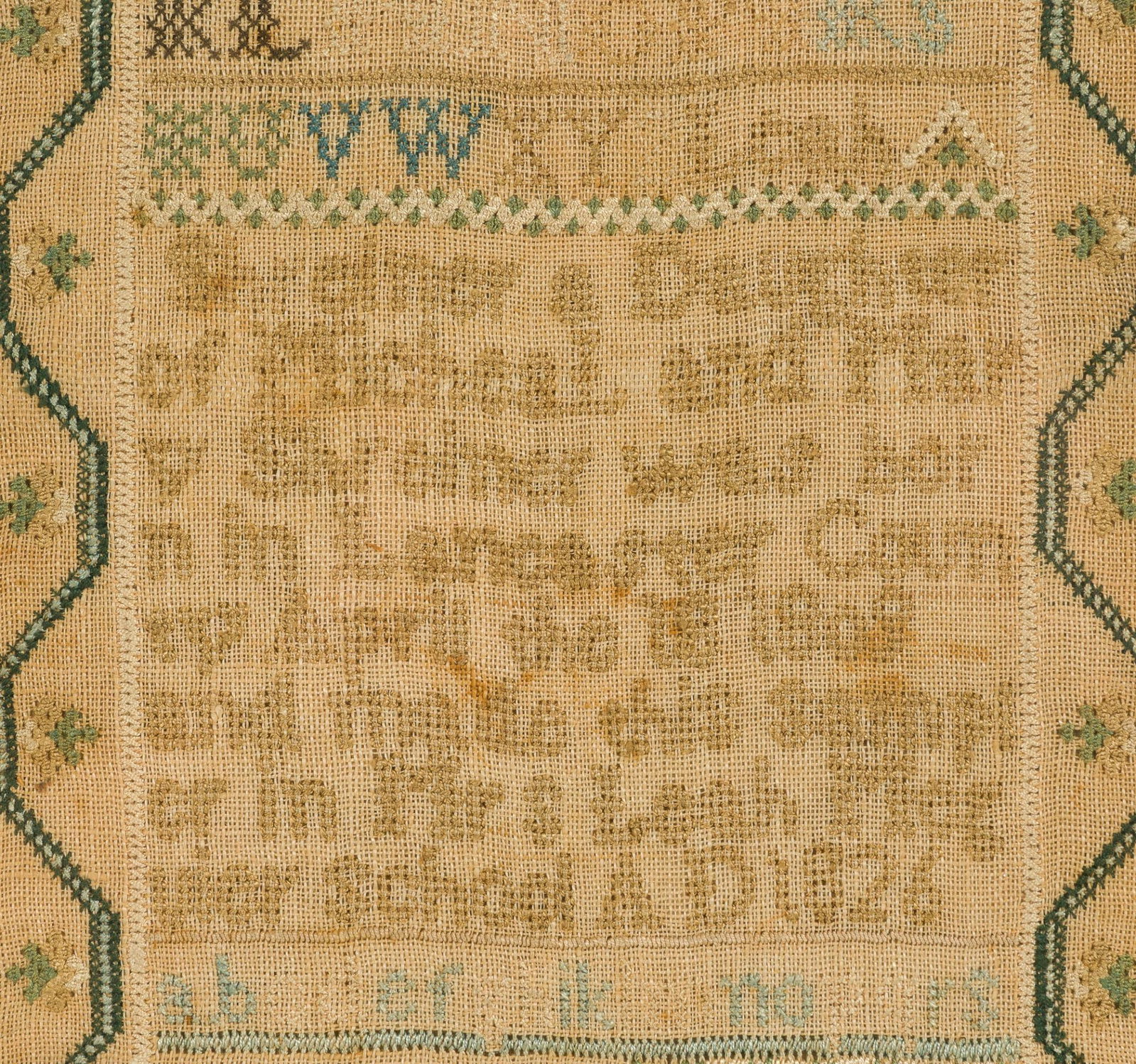 Framed 1826 Needlework Sampler - 2