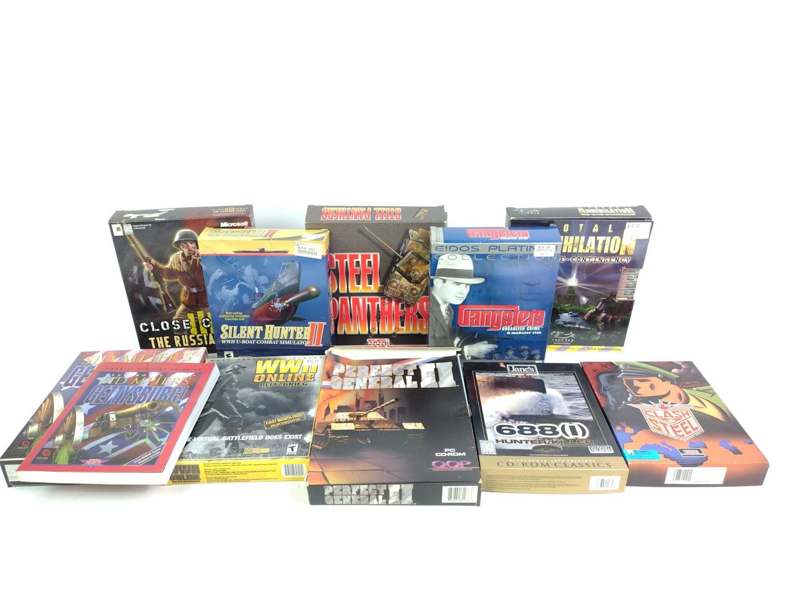 10 Vintage PC Computer Games incl. Close Combat: Russian Front (1 of 13)