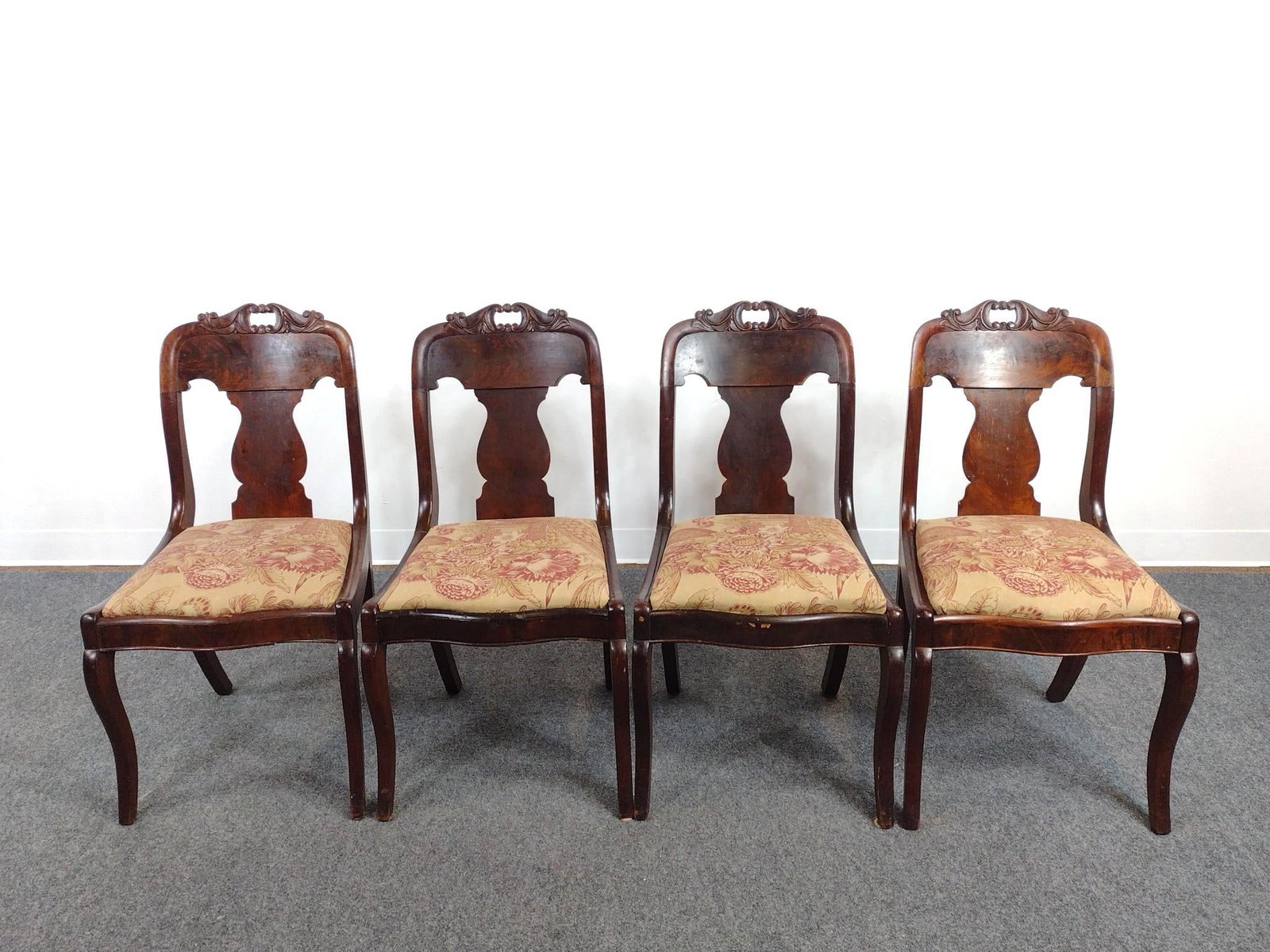 Set of 4 Victorian Side Chairs (1 of 4)