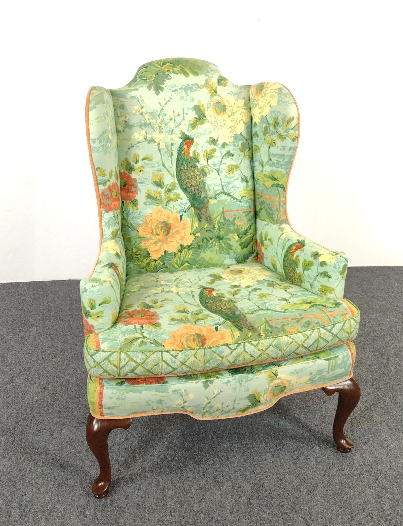Woodmark Original Wingback Chair: 32" wide X 27" deep X 45" high.