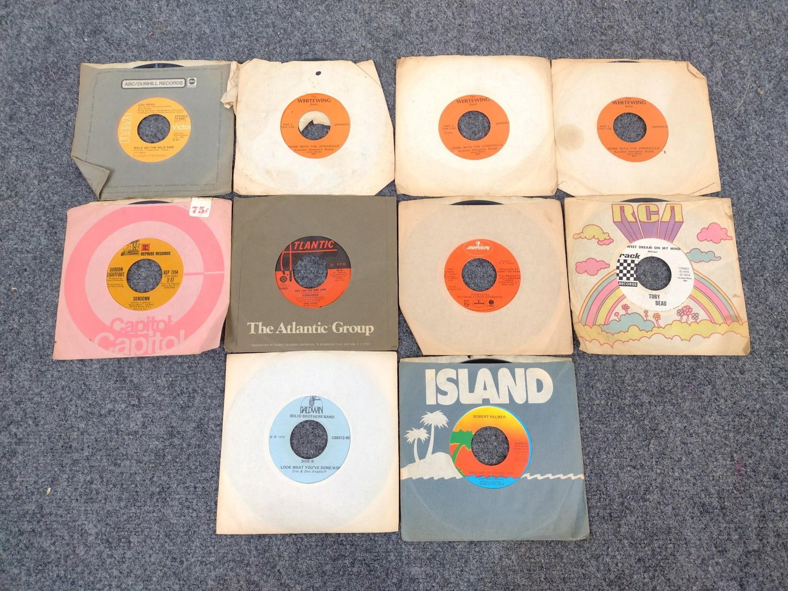 10 45's Incl. Lou Reed (1 of 11)