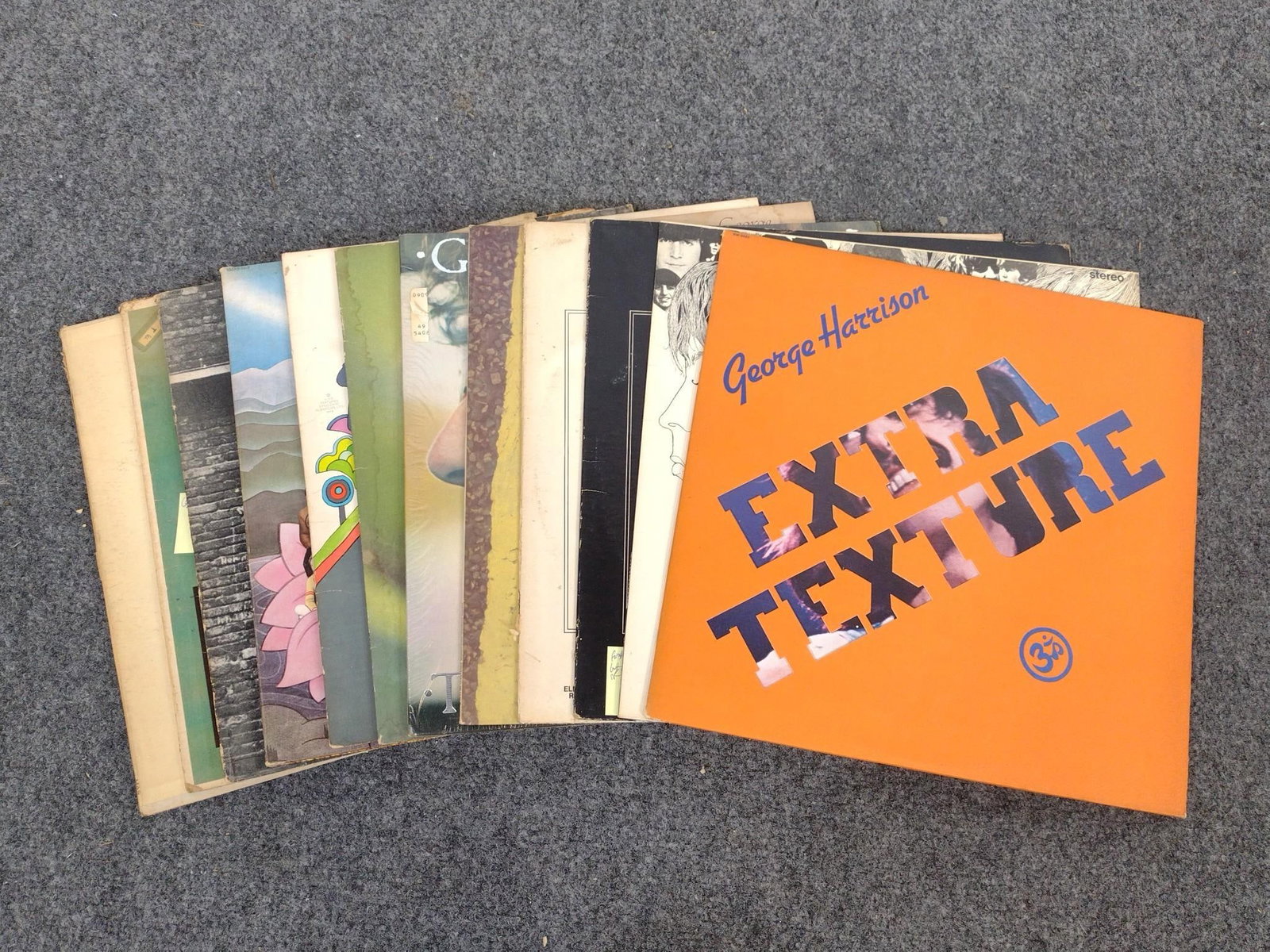 12 First Pressing Vinyl Records Incl. The Beatles, George Harrison & John Lennon (1 of 3)