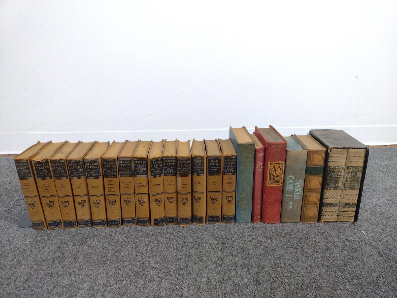 21 Vintage Books Incl. Harvard Classics (1 of 4)