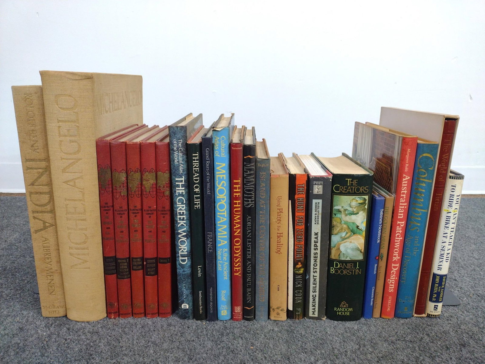 Coffee Table & Study Books: Largest book measures 11-1/4" x 15". 