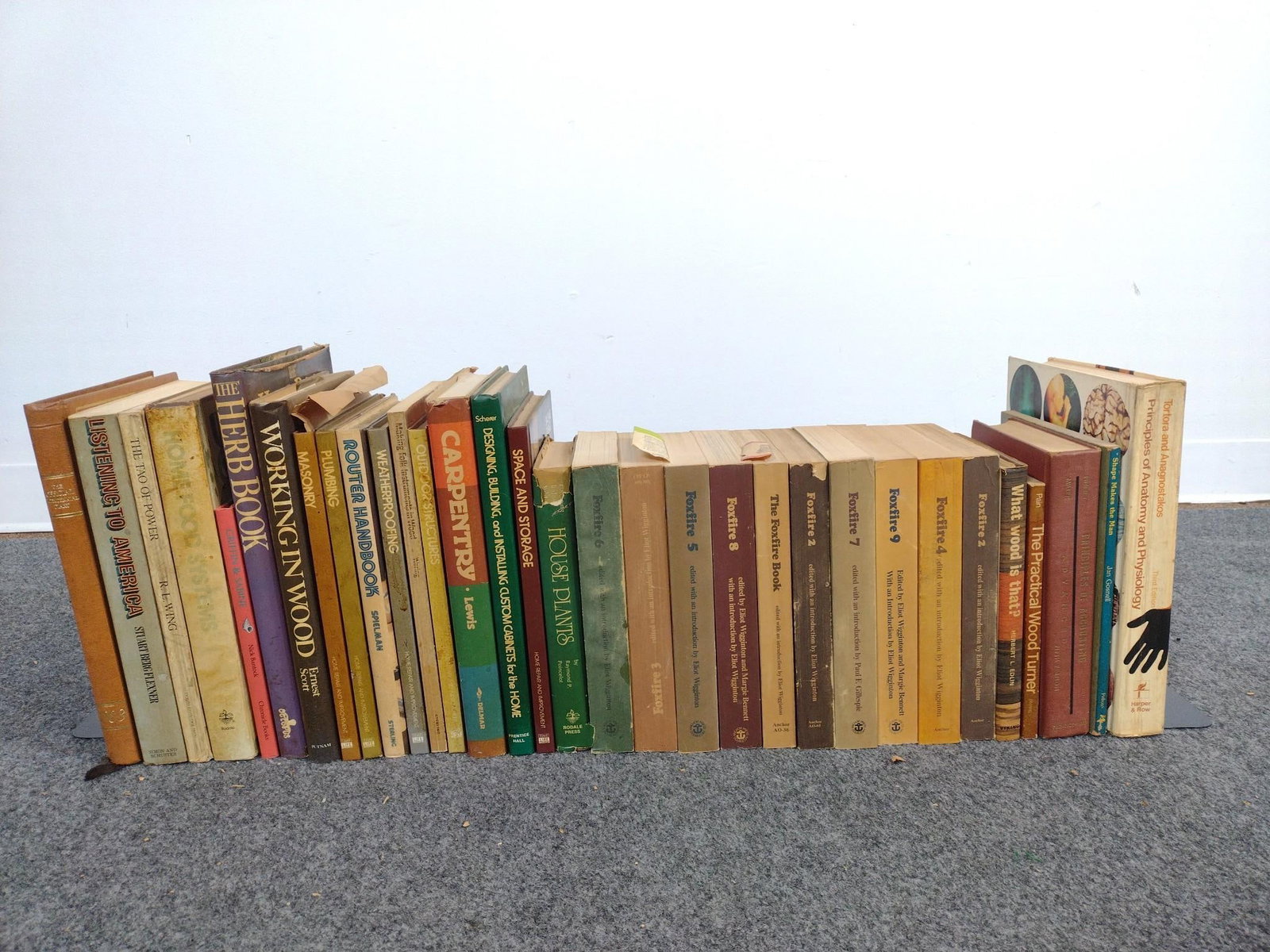 Coffee Table & Study Books: Largest book measures 8-3/4" x 12". 