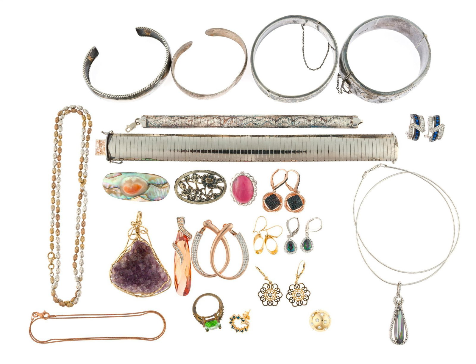 Sterling Silver and Gold Jewelry (1 of 6)