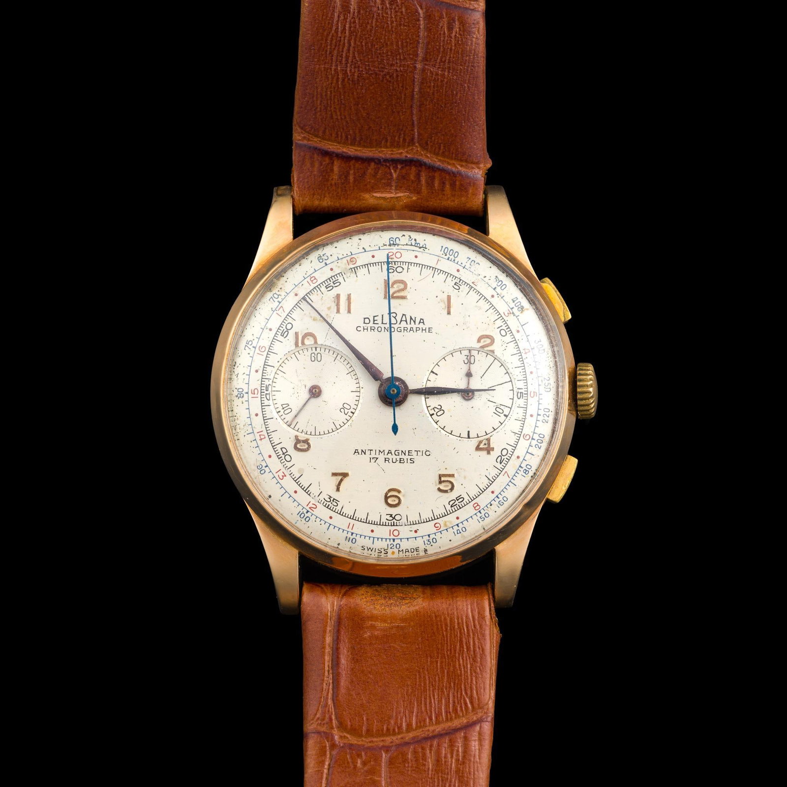 Delbana 18K Rose Gold Chronograph (1 of 5)