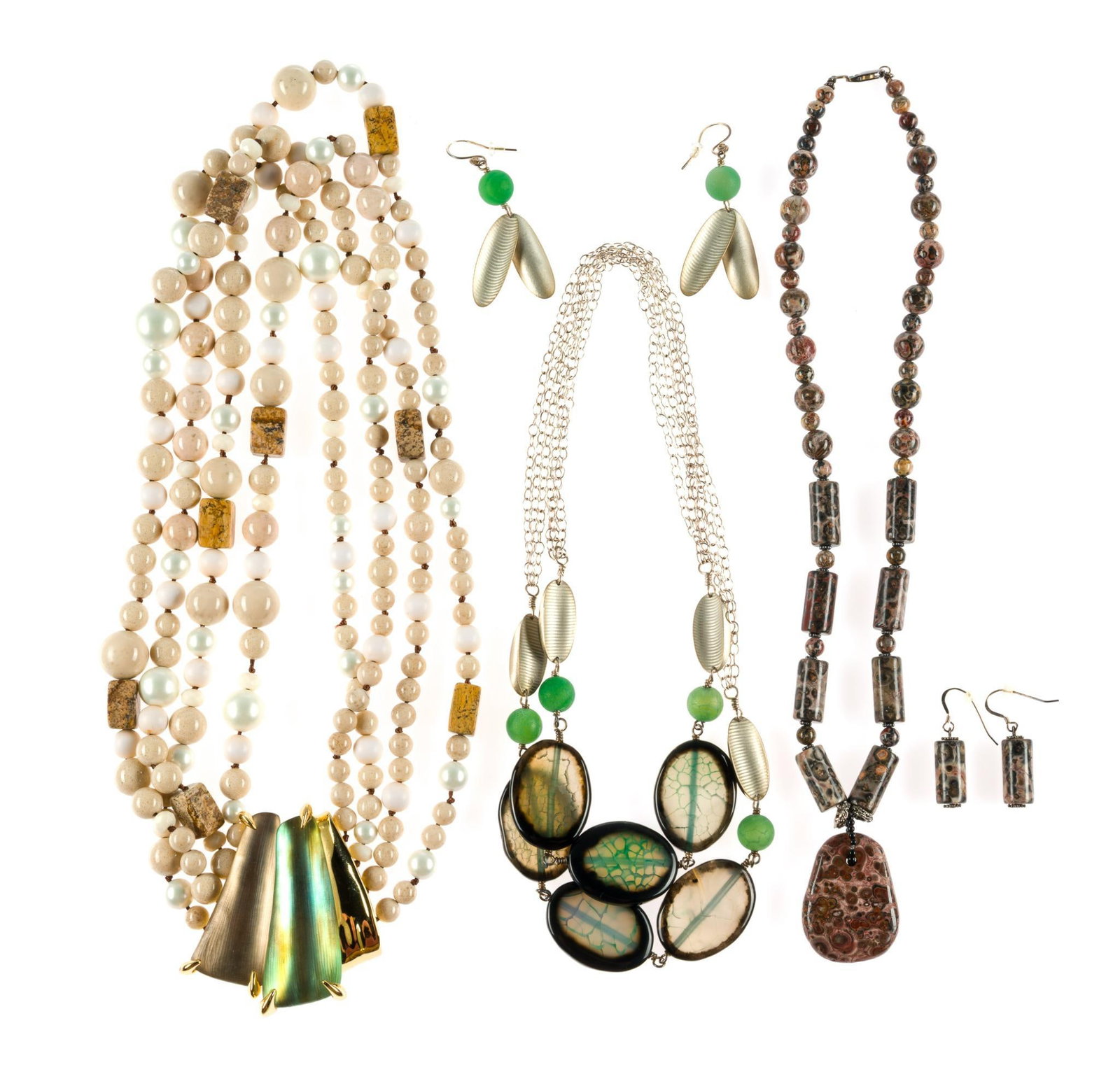 3 Gemstone Necklaces Incl. Alexis Bittar (1 of 4)