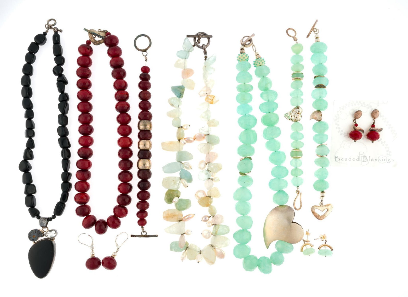 Beaded Blessings Gemstone Necklaces, Bracelets, and Earrings (1 of 4)