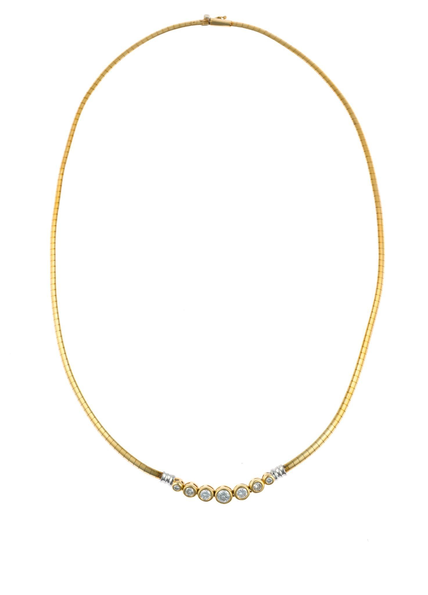 14K Gold and 1 CTW Diamond Necklace (1 of 3)