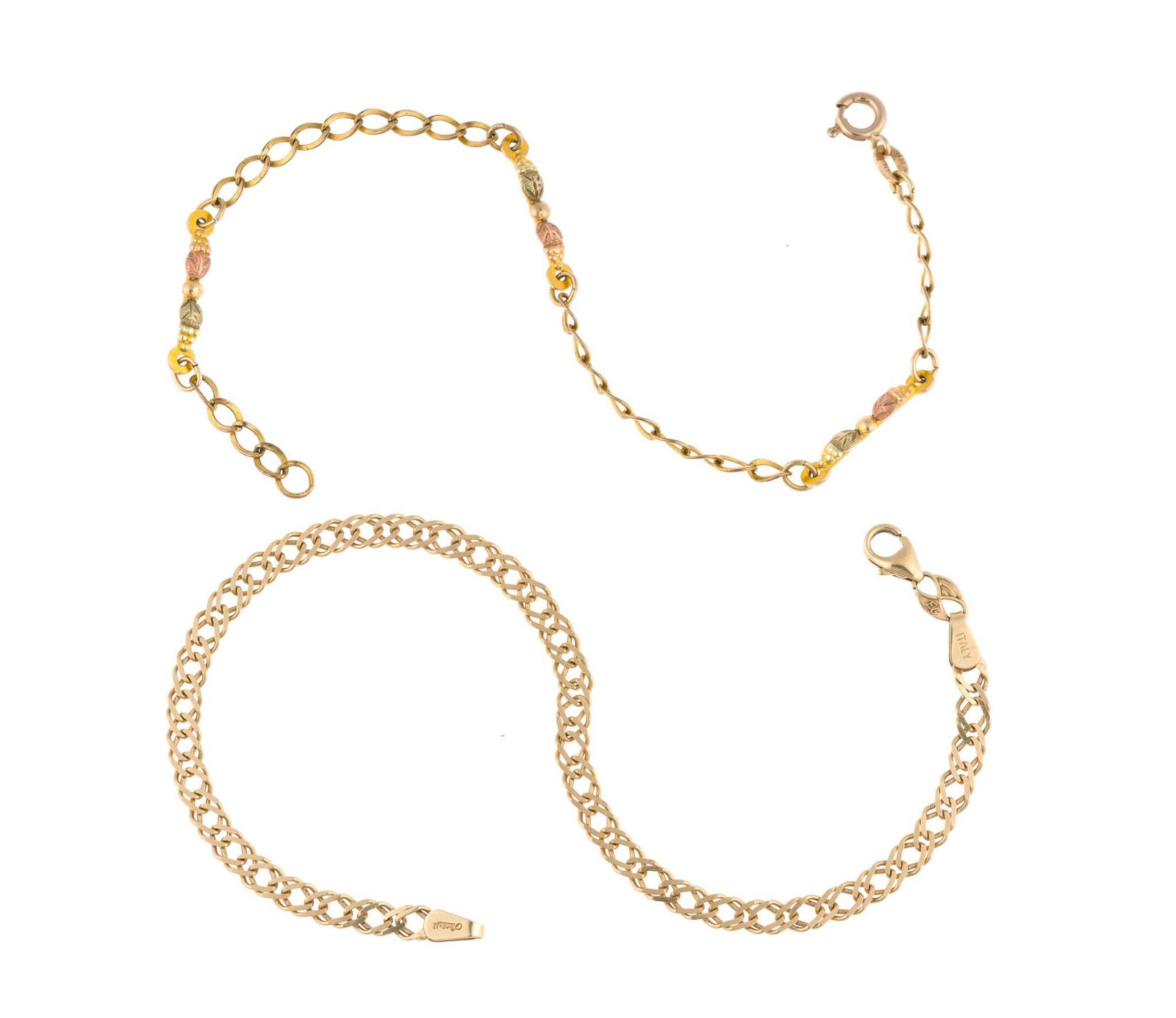 Two 14K Gold Bracelets (1 of 5)