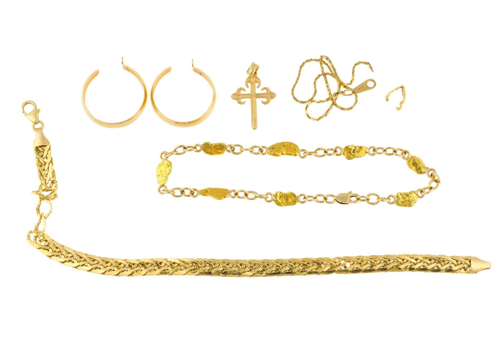 14K Gold Bracelet and Scrap Gold (1 of 4)