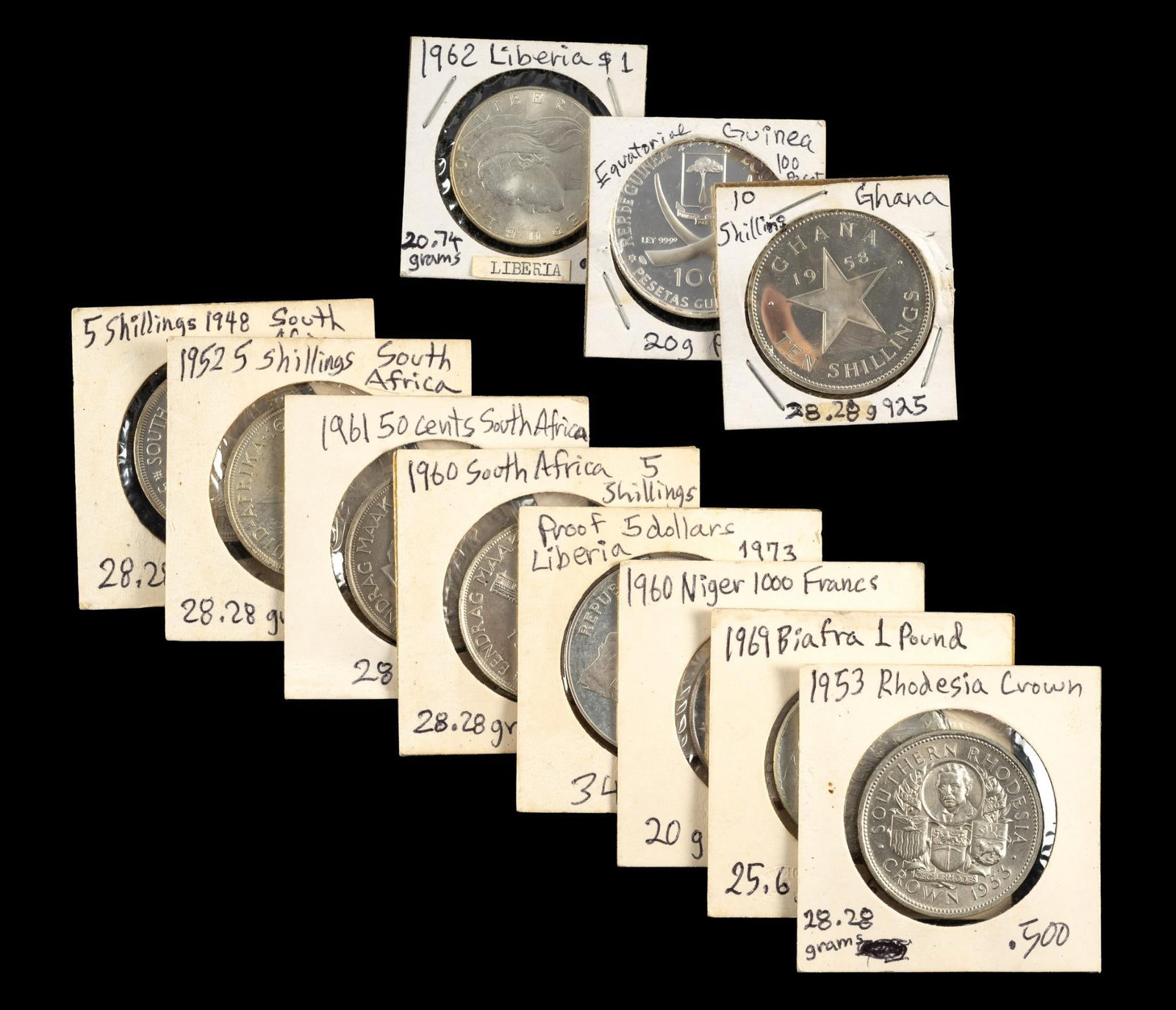 Uncirculated And Proof Silver Coins Of Africa (1 of 3)