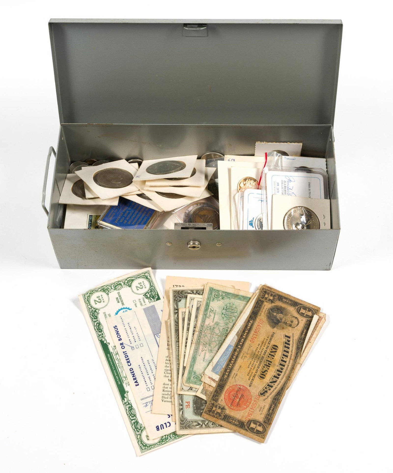 World Coins And Tokens Including Sterling Silver (1 of 2)