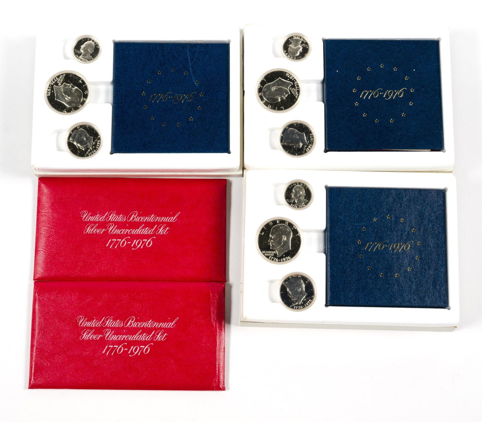 Five United States Bicentennial Silver Sets (1 of 2)