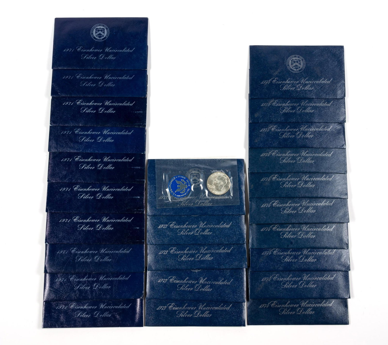 Twenty Five Silver Eisenhower Dollars (1 of 1)