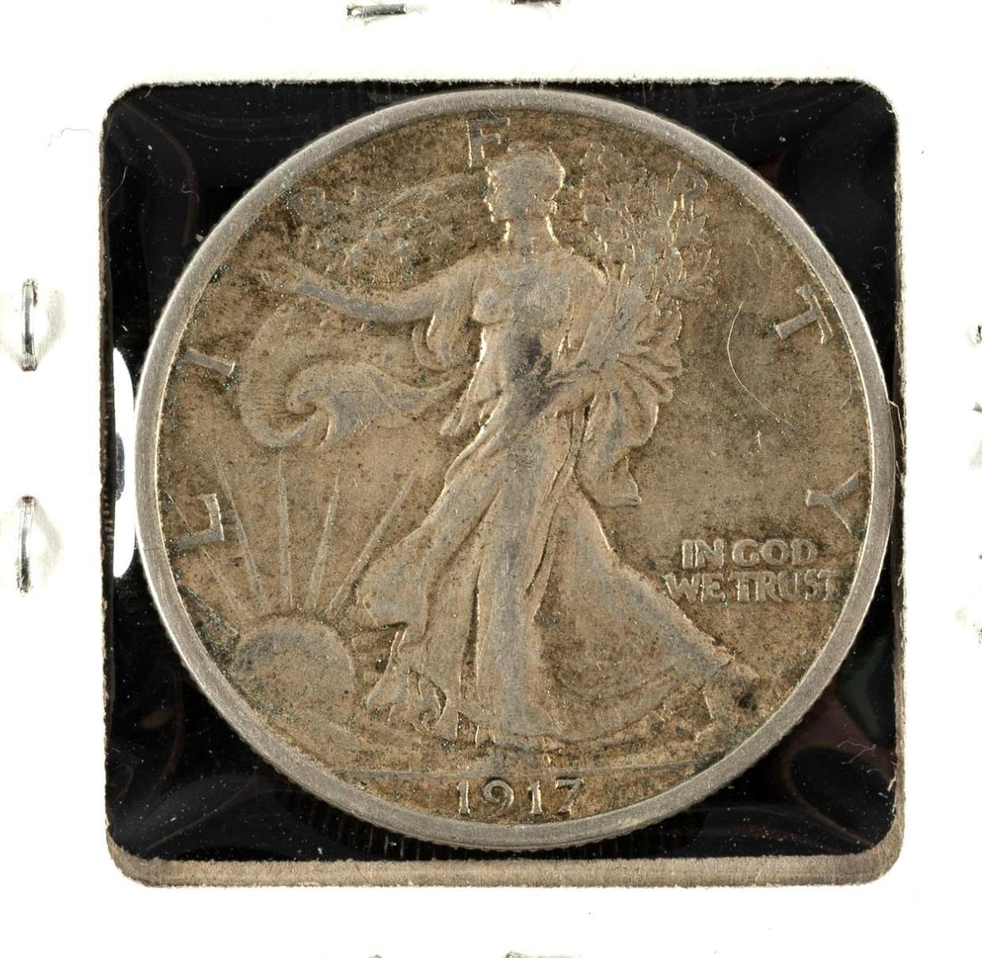 1917-D Walking Liberty Half Dollar (1 of 2)