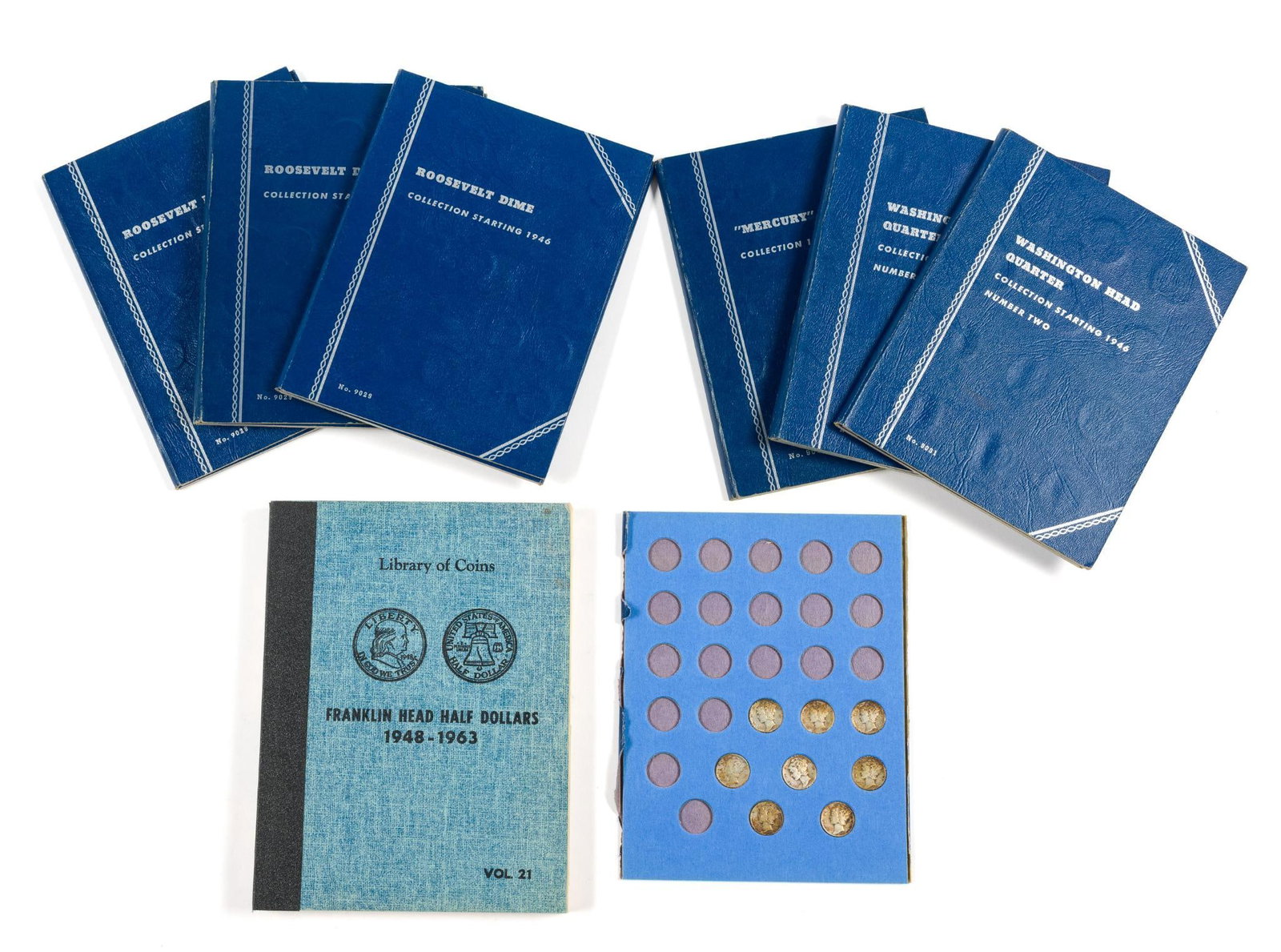 Six Silver Coin Books (1 of 8)