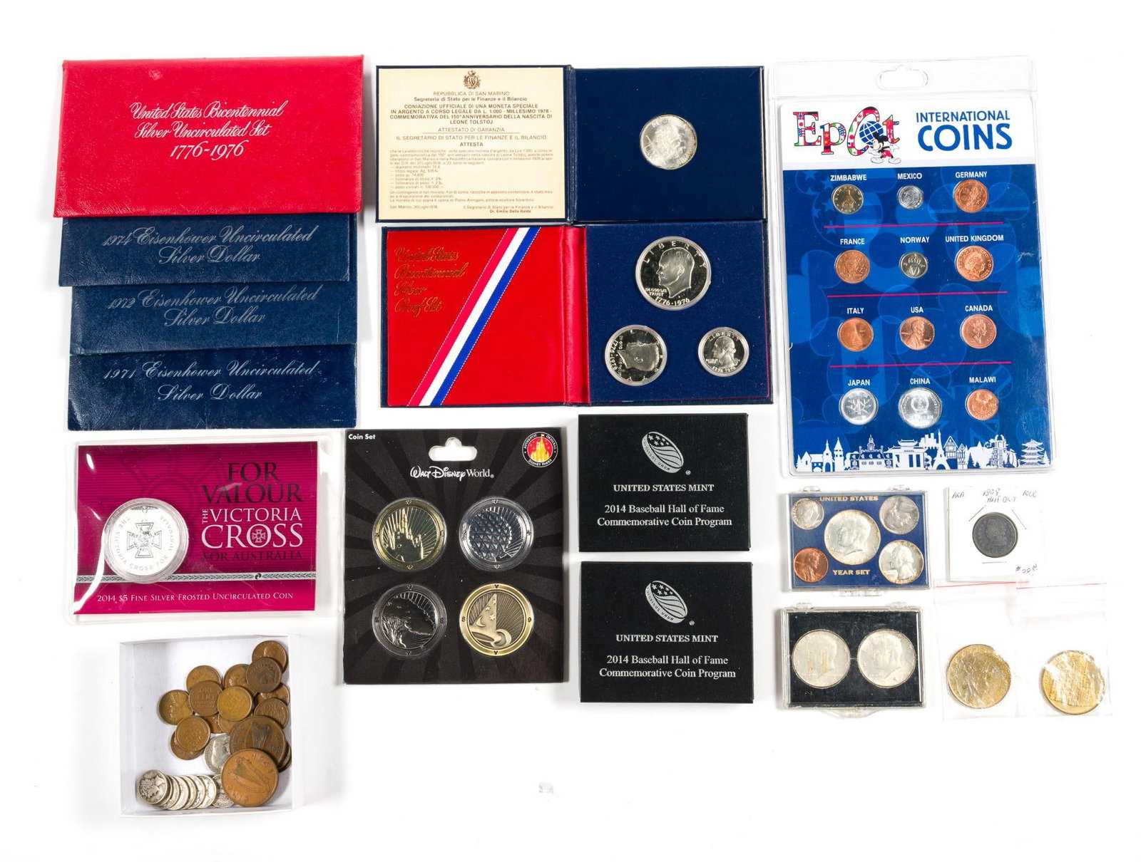 Coins, US Mint Silver Sets, Medallions (1 of 6)