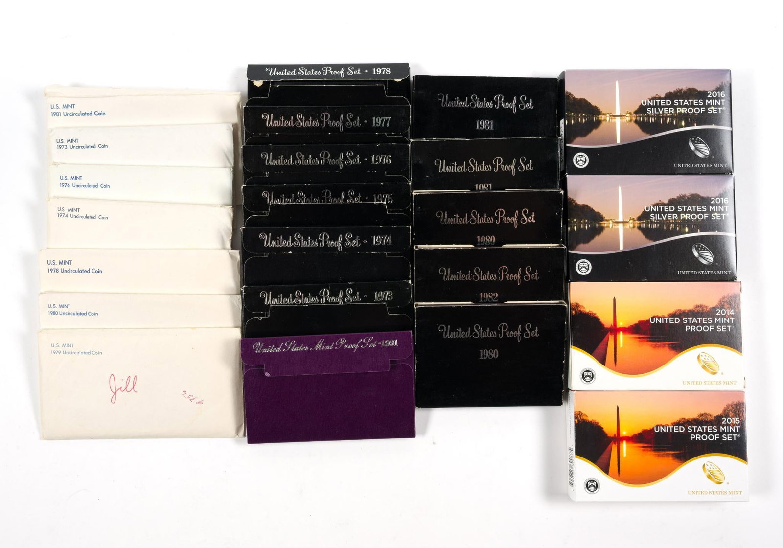 Twenty Three Mint And Proof Sets With Silver (1 of 4)