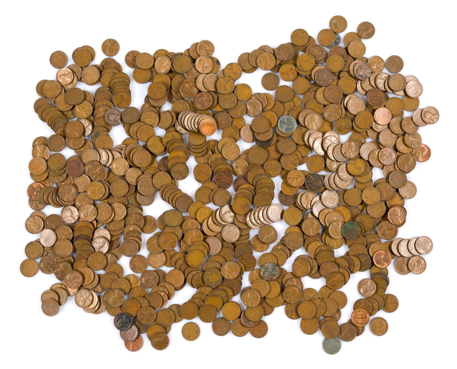 Over Seven Hundred Wheat Cents (1 of 1)
