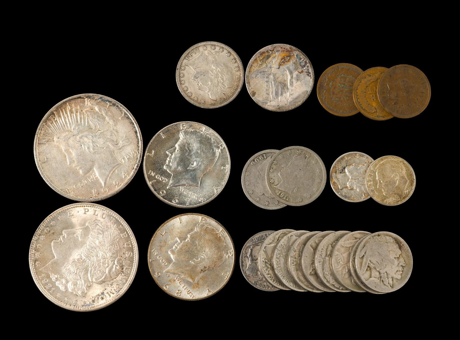 US Coins Including Silver Dollars (1 of 1)