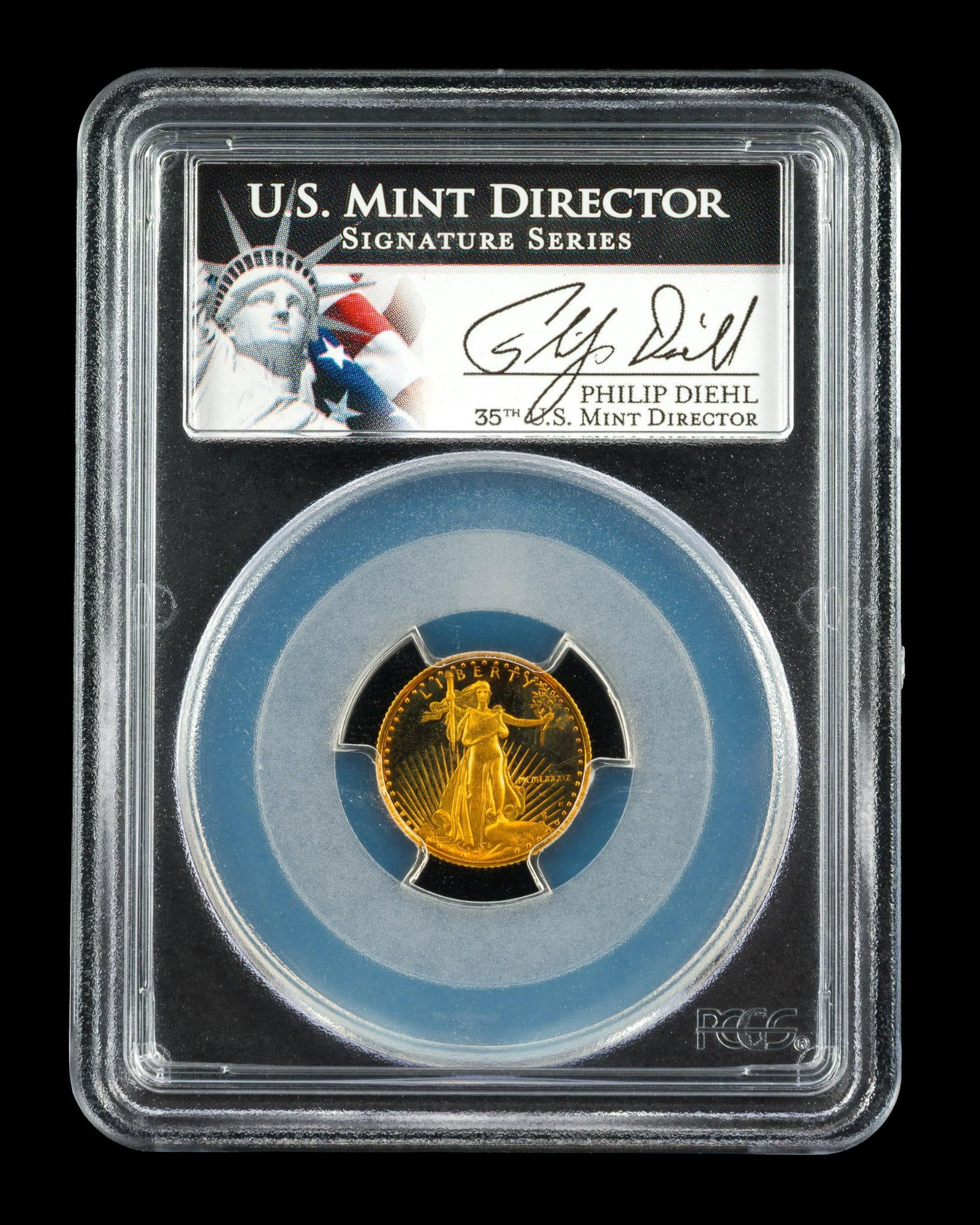 1989 Five Dollar Gold PCGS: 1989-P PCGS PR69DCAM Gold Eagle $5.