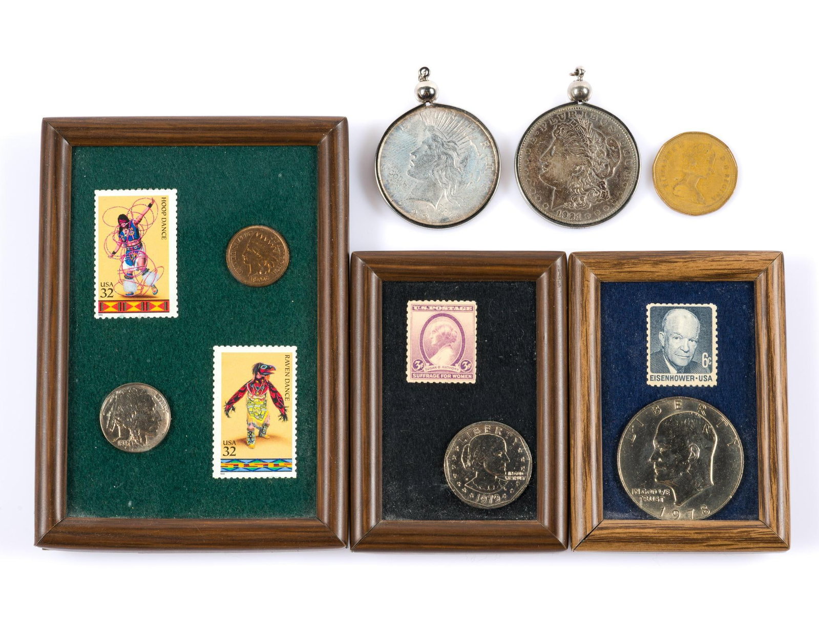Two Silver Dollars Morgan And Peace (1 of 4)