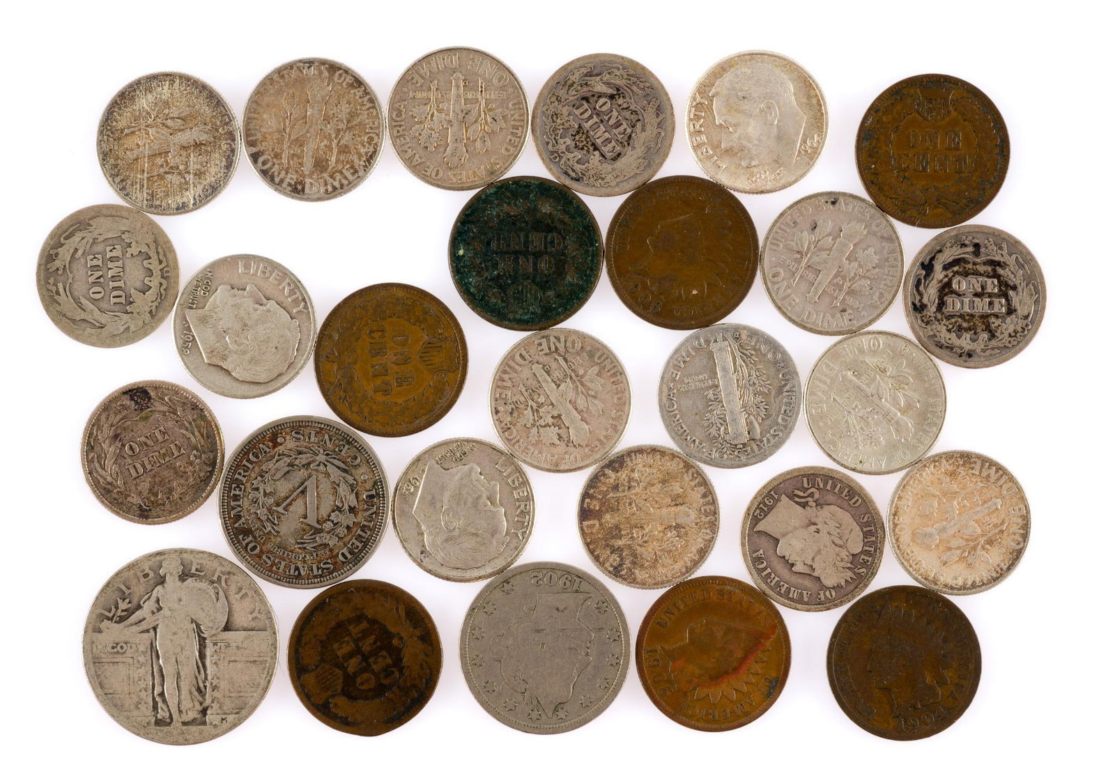 U.S. Coins Incl. Silver Barber Dimes (1 of 1)