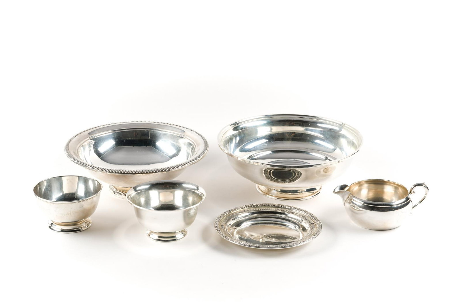 6 Pieces Sterling Silver Hollowware (1 of 7)
