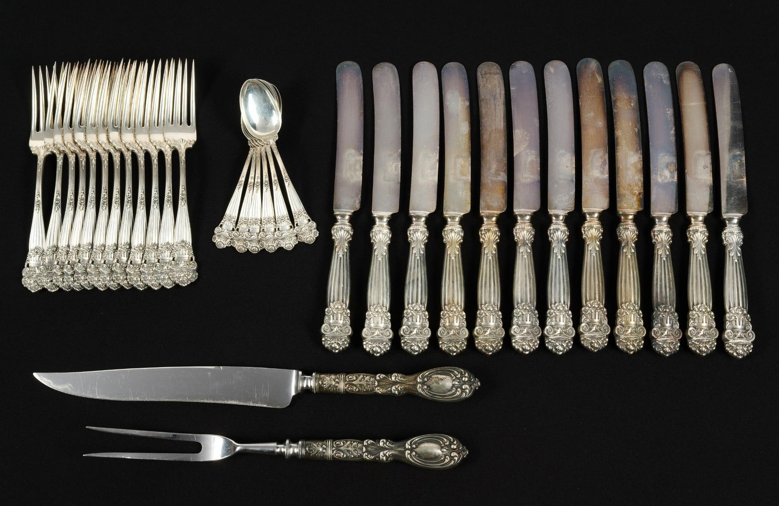 32 Pieces Sterling Silver Flatware (1 of 6)